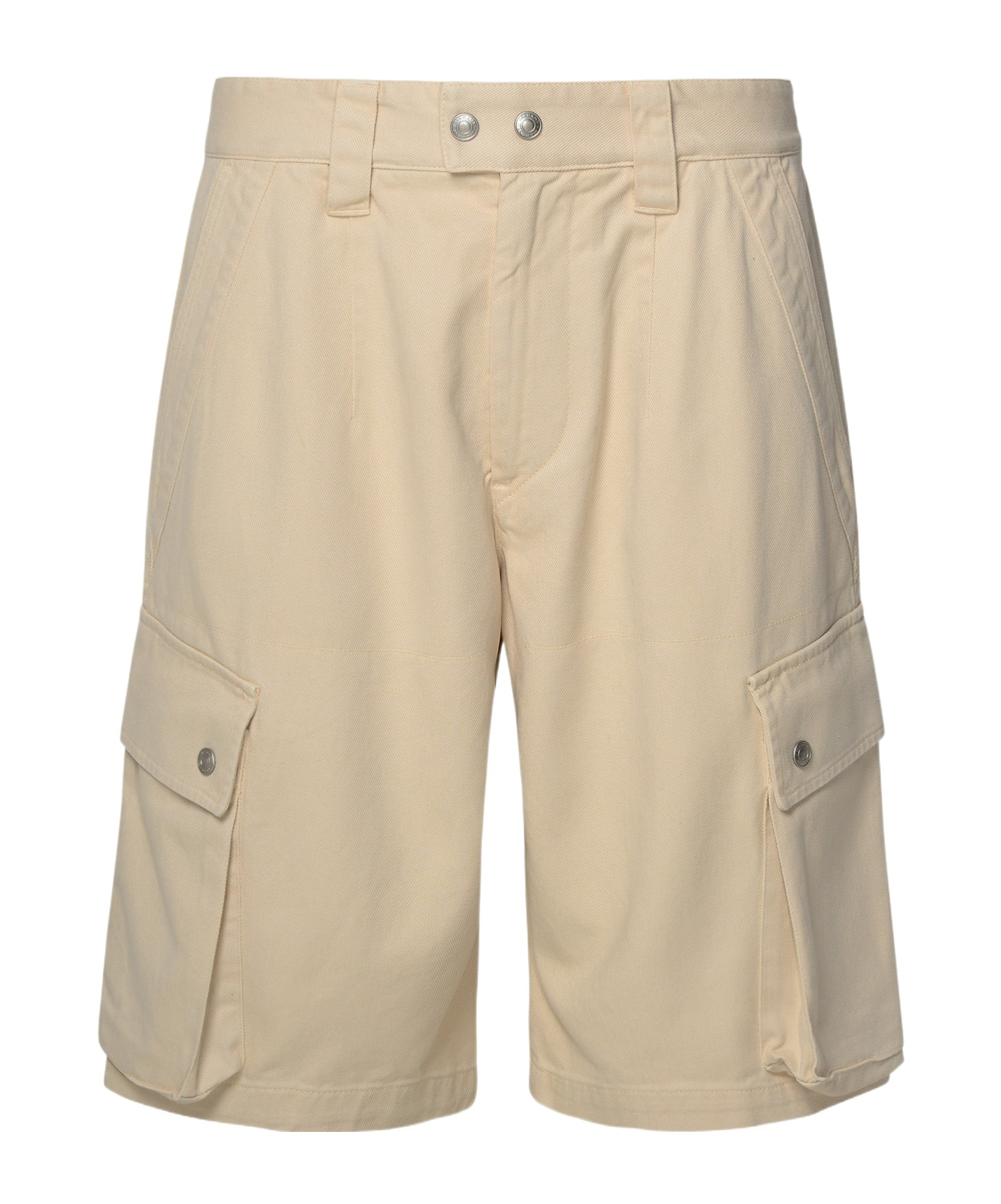 Isabel Marant Knee Length Cargo Pockets Shorts In Nude
