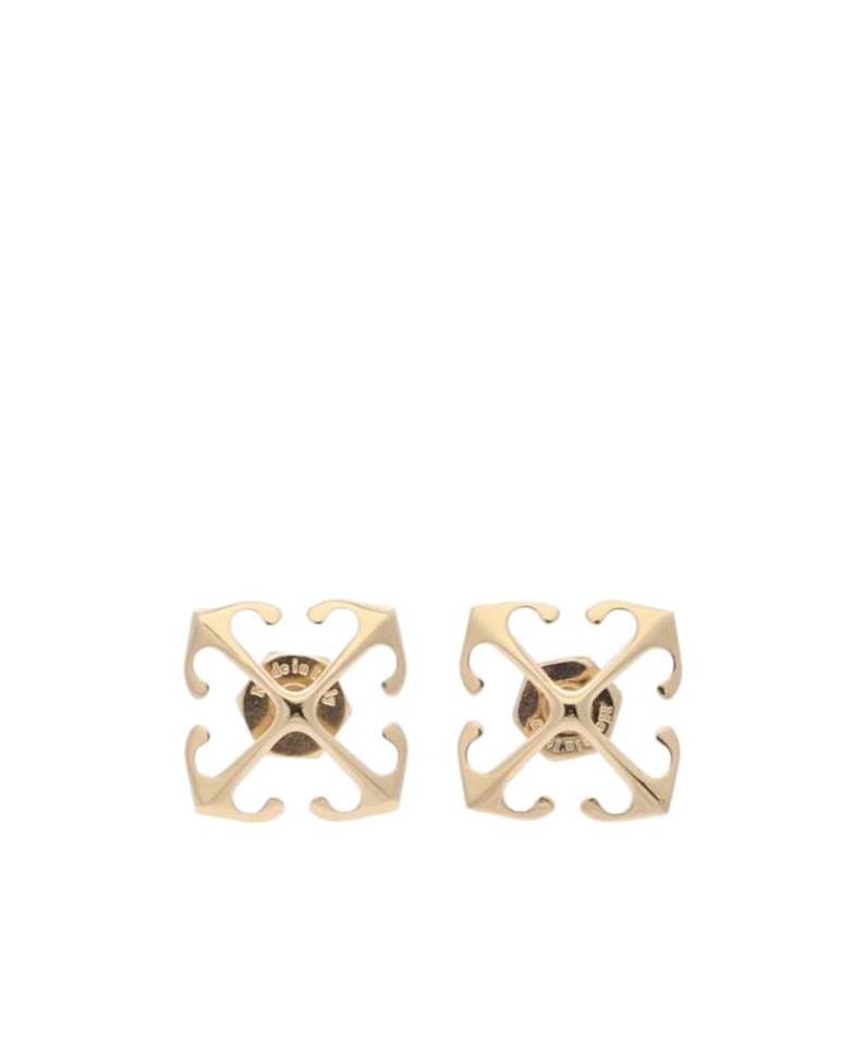 Off-white Mini Arrow Earrings In Yellow