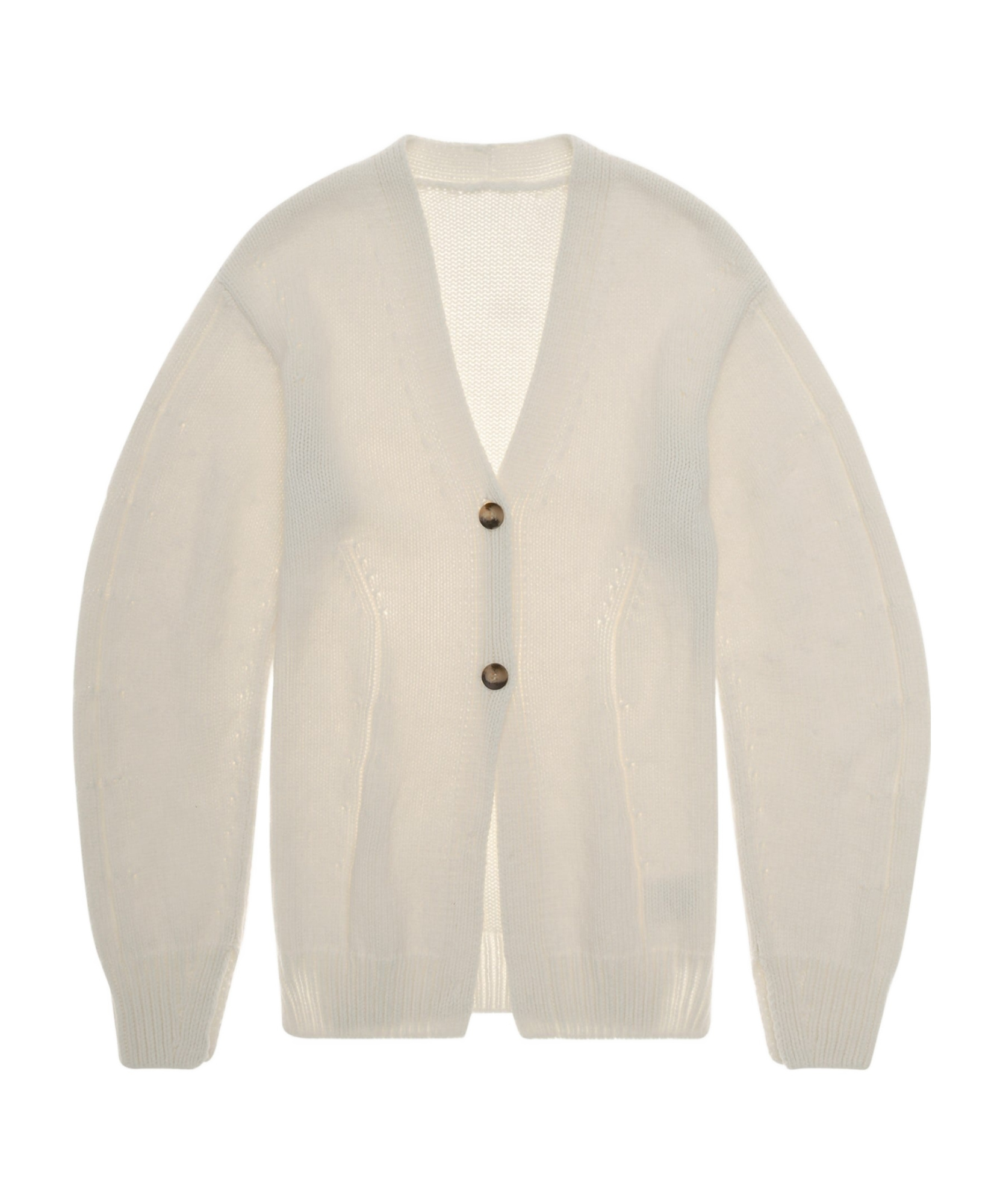 HELMUT LANG HELMUT LANG V-NECK BUTTON-UP CARDIGAN
