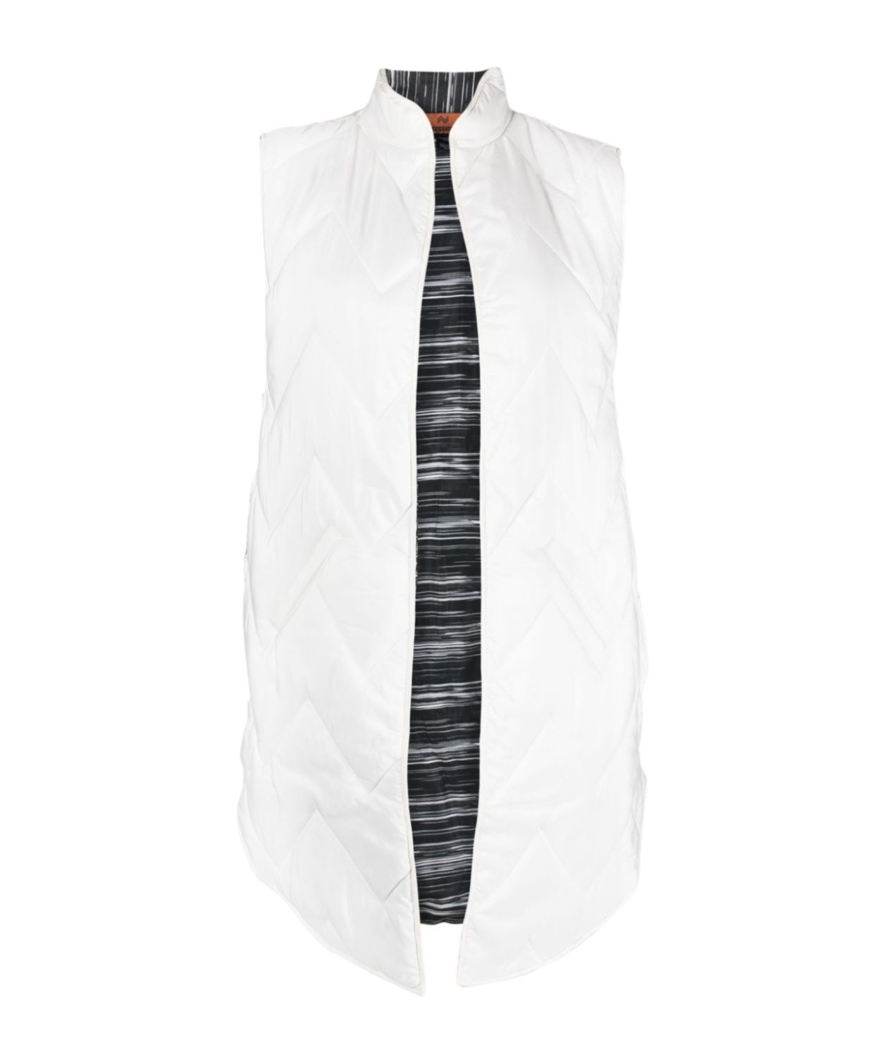Missoni Chevron-quilted Puffer Gilet In White