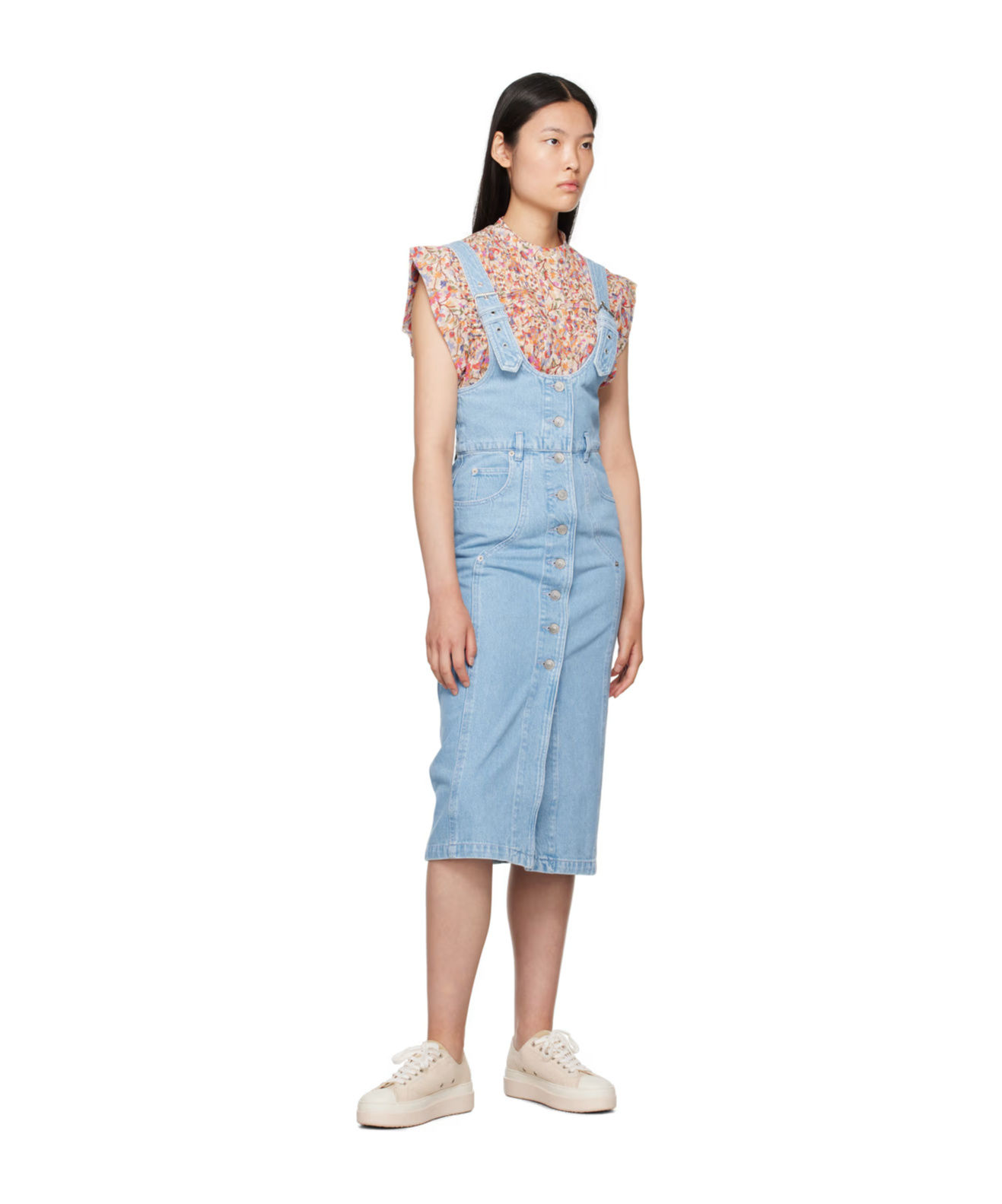 Isabel Marant Étoile Filipine Denim Dress In Blue