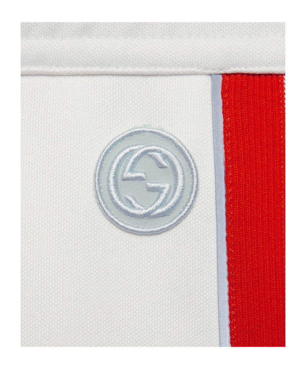 Gucci Polyester Blend Wide Leg Trousers In White
