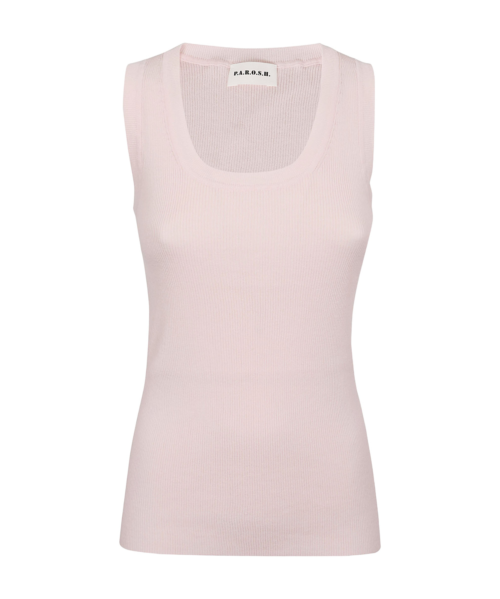 P.A.R.O.S.H RIB KNITTED VEST 