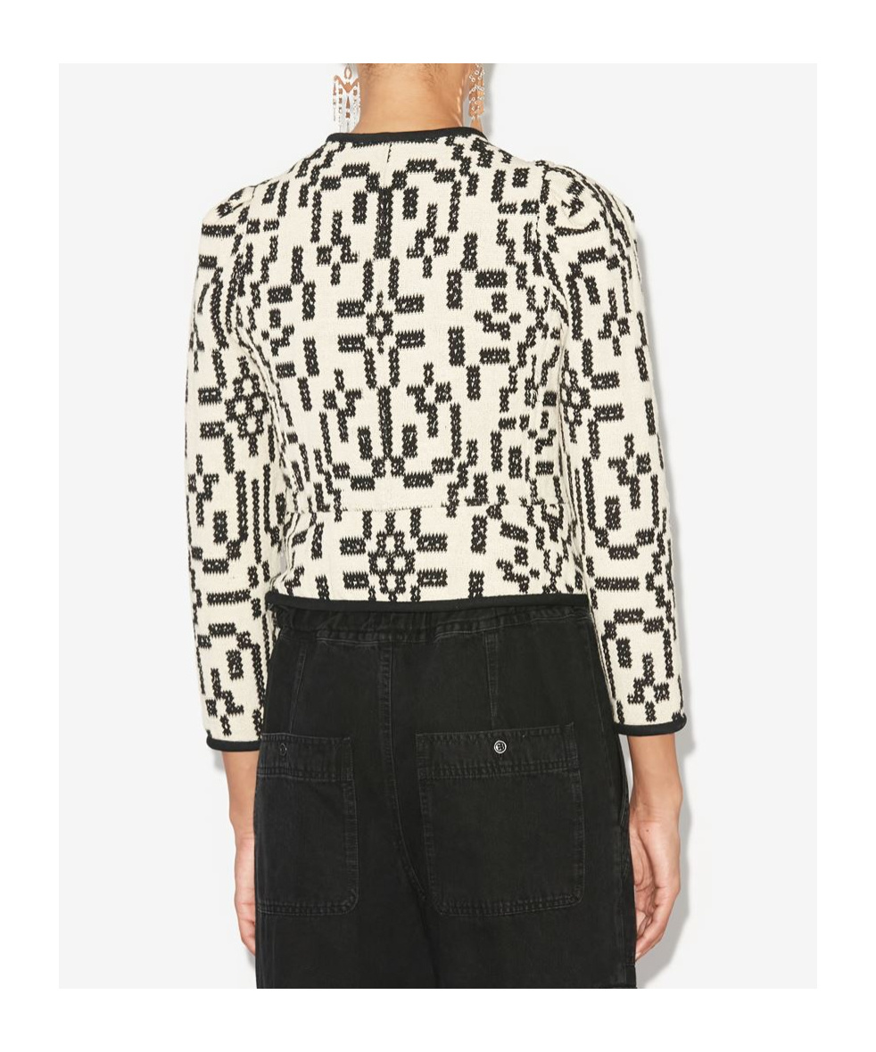 Isabel Marant Étoile Deliona Zip-up Jacket In White