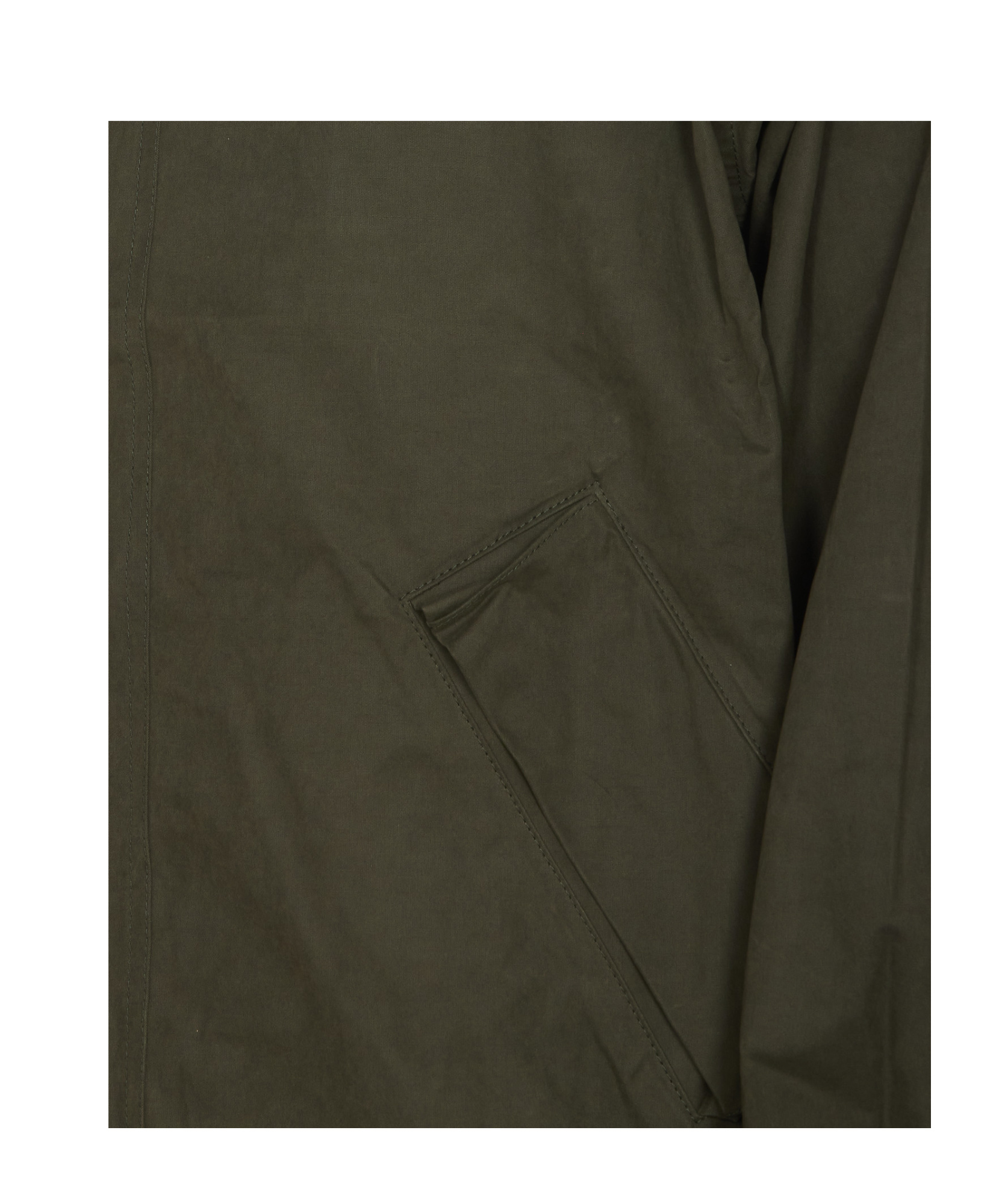 BARBOUR TRANSPORTER CONTRASTING-COLLAR JACKET