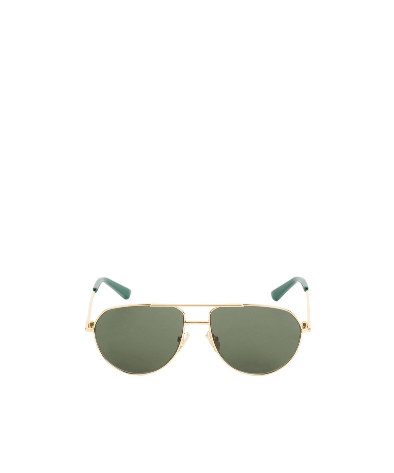 Bottega Veneta Pilot-frame Tinted Sunglasses In Green