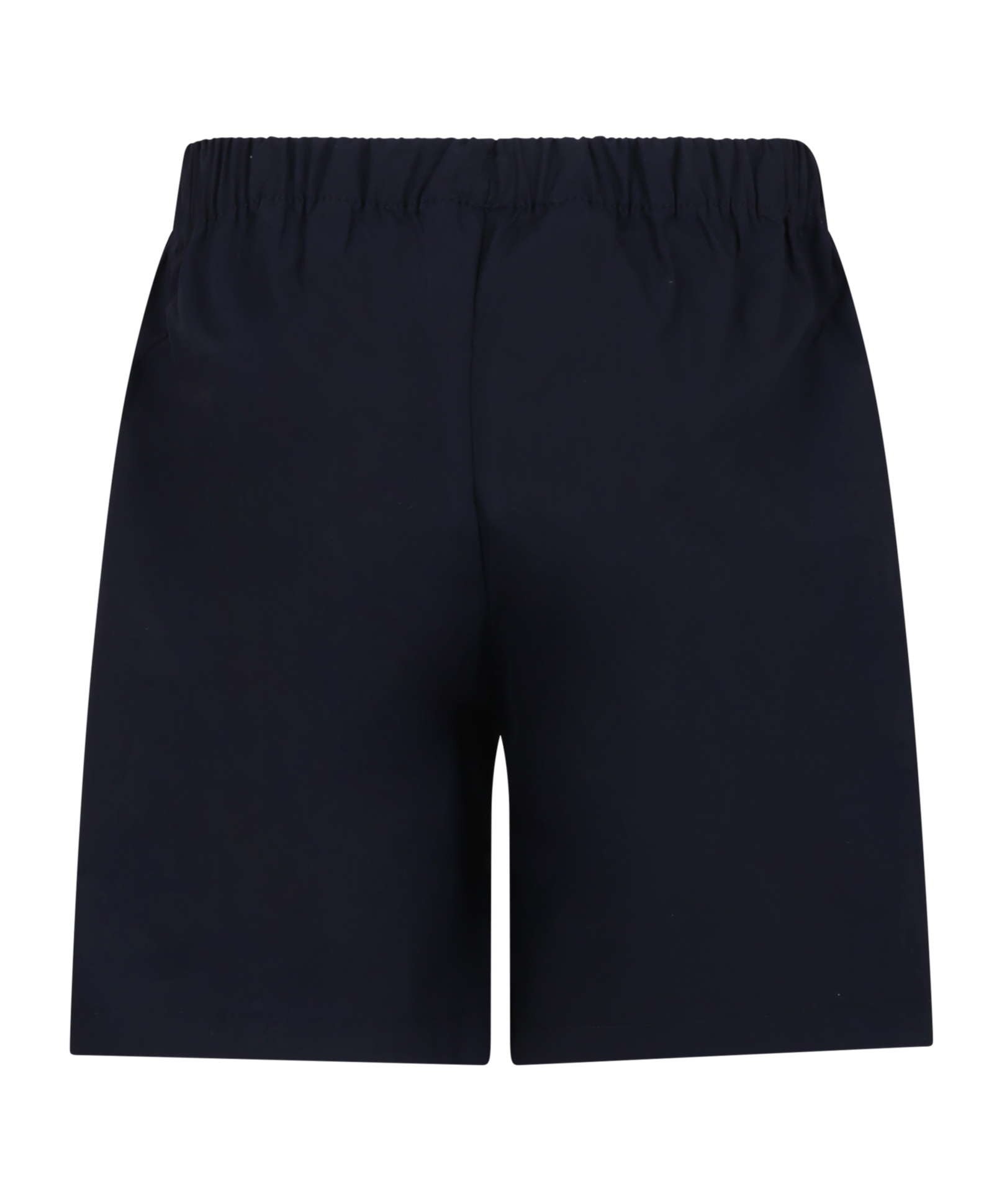 Msgm Logo-embroidered Cotton Bermuda Shorts In Black