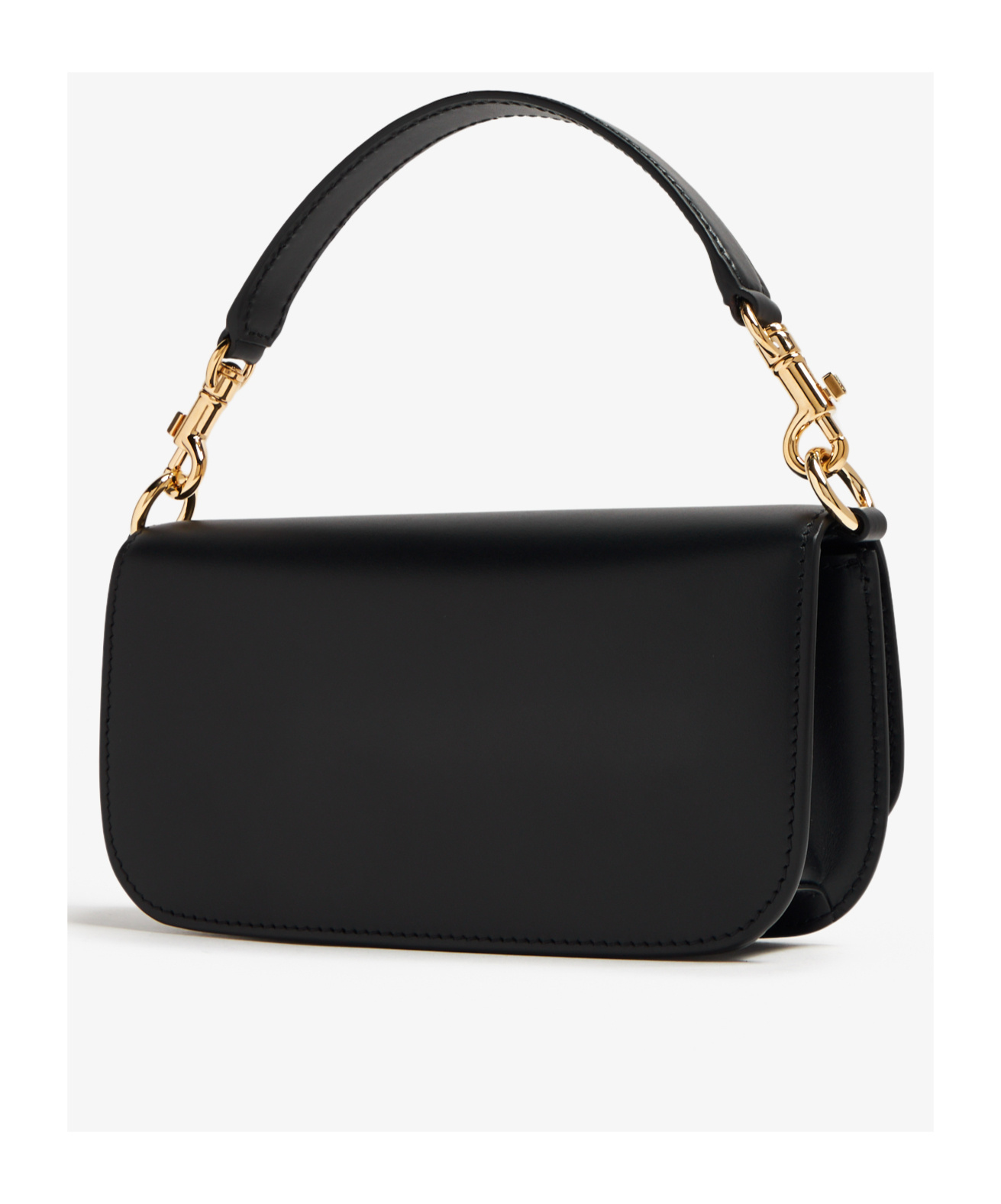 Dolce & Gabbana Dg-plaque Cross Body Bag In Black