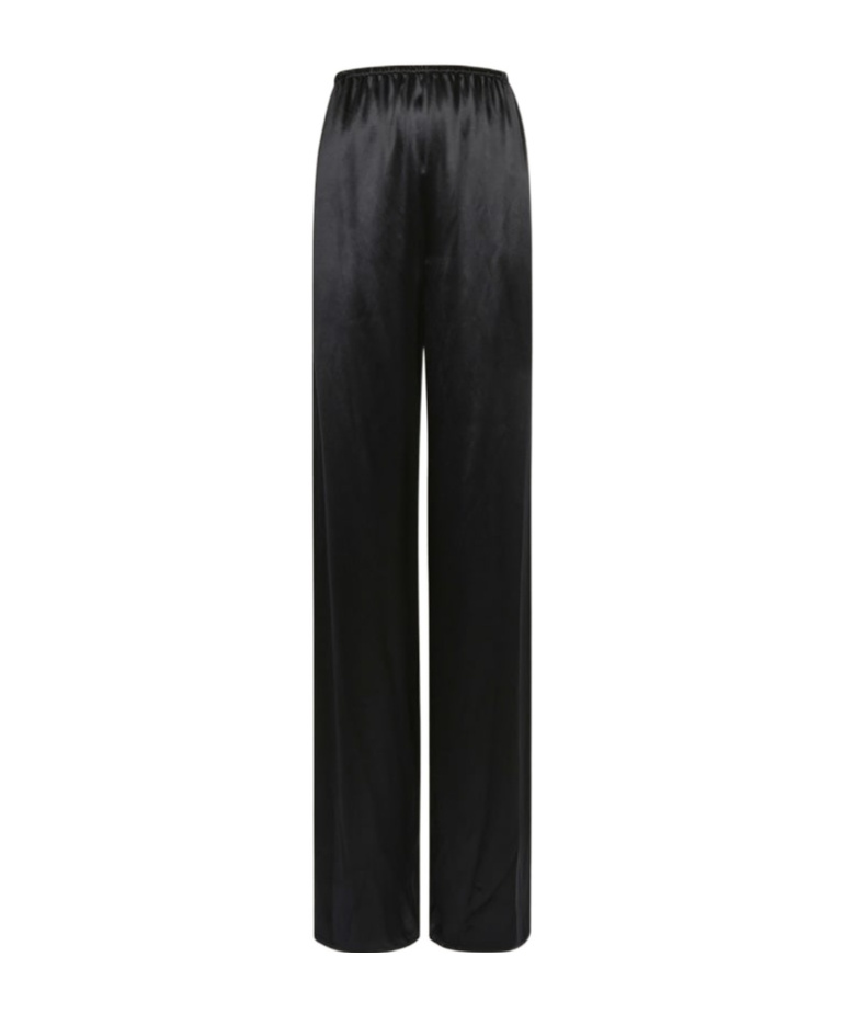 Ferragamo Loose Waist Casual Pants In Black