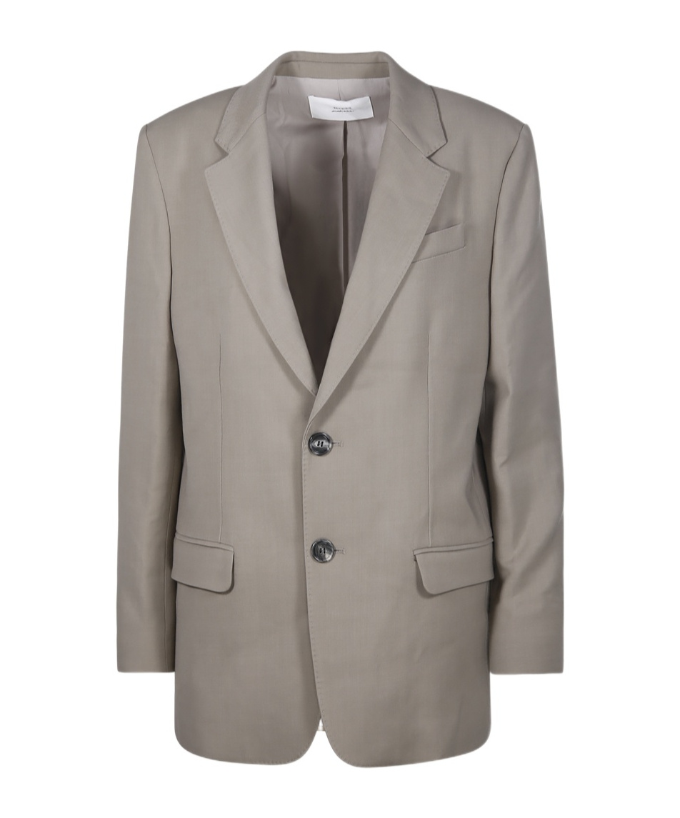 Ami Alexandre Mattiussi Ami Paris Single-breasted Long-sleeved Blazer In Gray