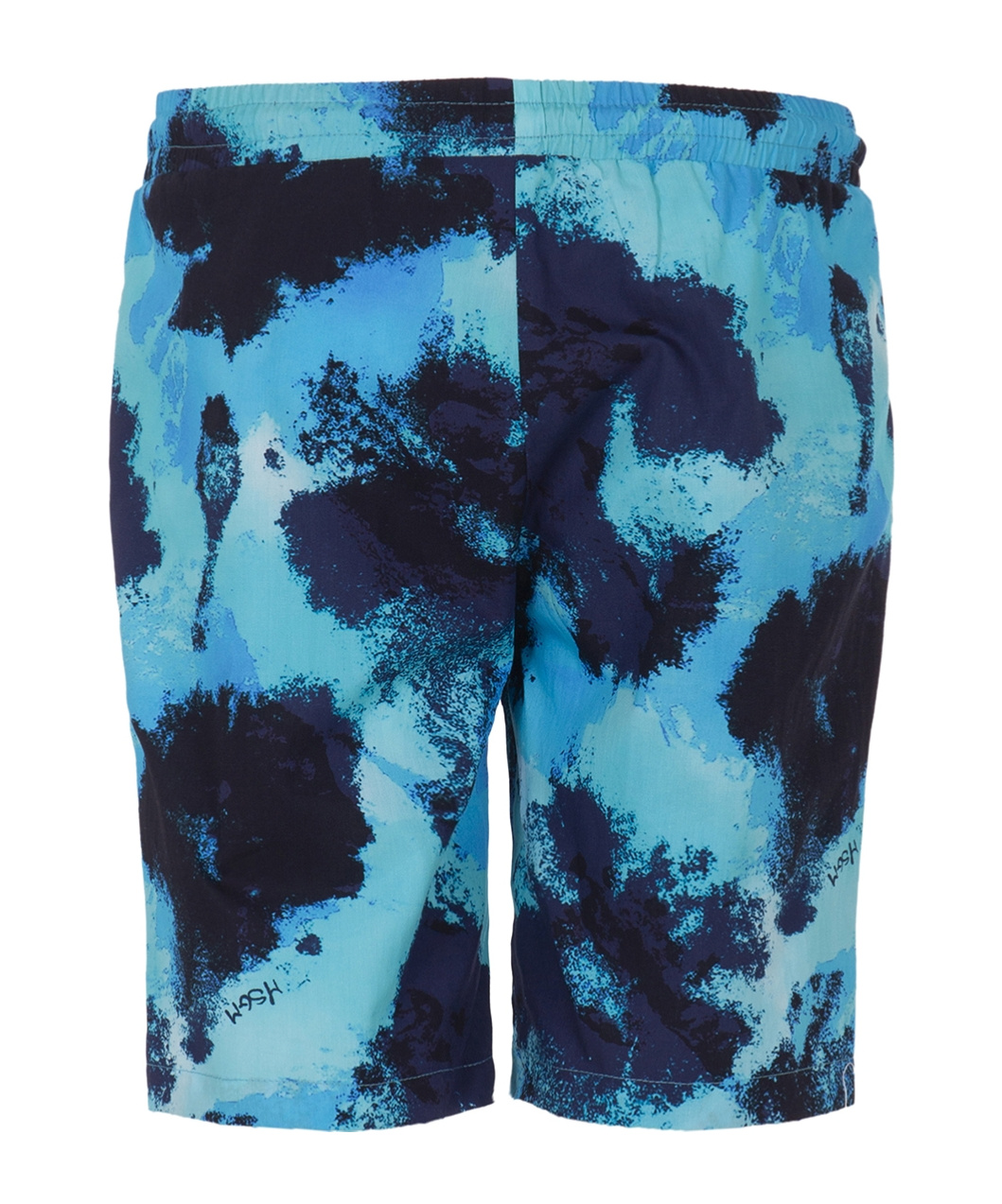 Msgm Bleached Denim Shorts In Blue