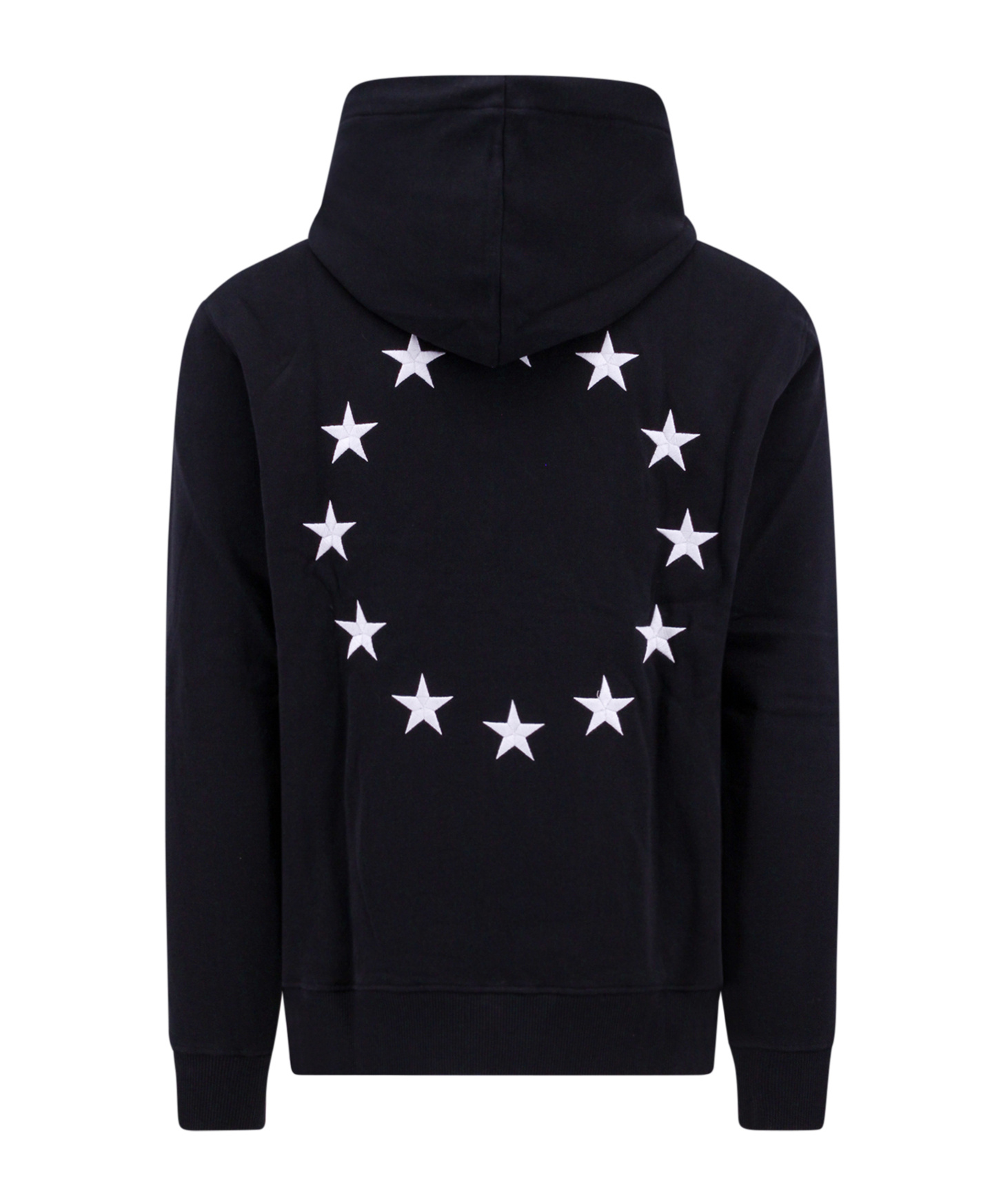 Shop Etudes Studio Logo-print Long-sleeve Hoodie In Black