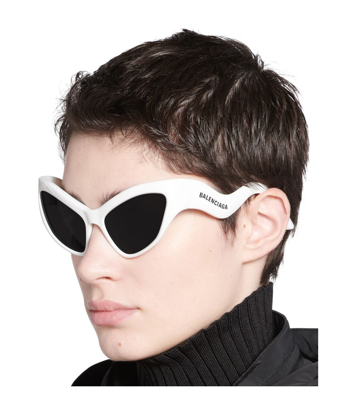 Balenciaga Eyewear Hamptons Cat-eye Sunglasses In White