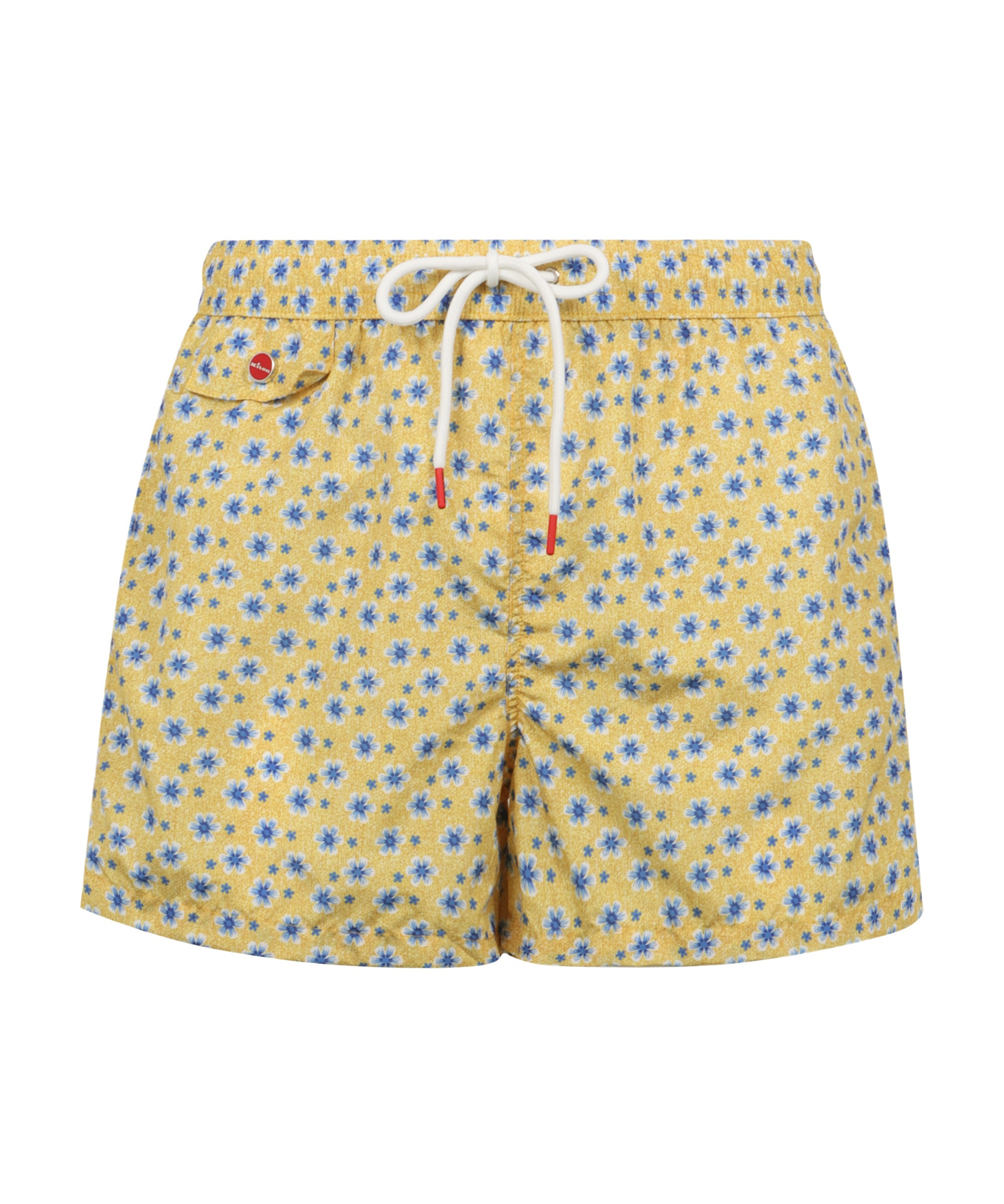 Kiton Men's Printed Swim Shorts | Size Small | Ucom2ck0709d42007 In Nude