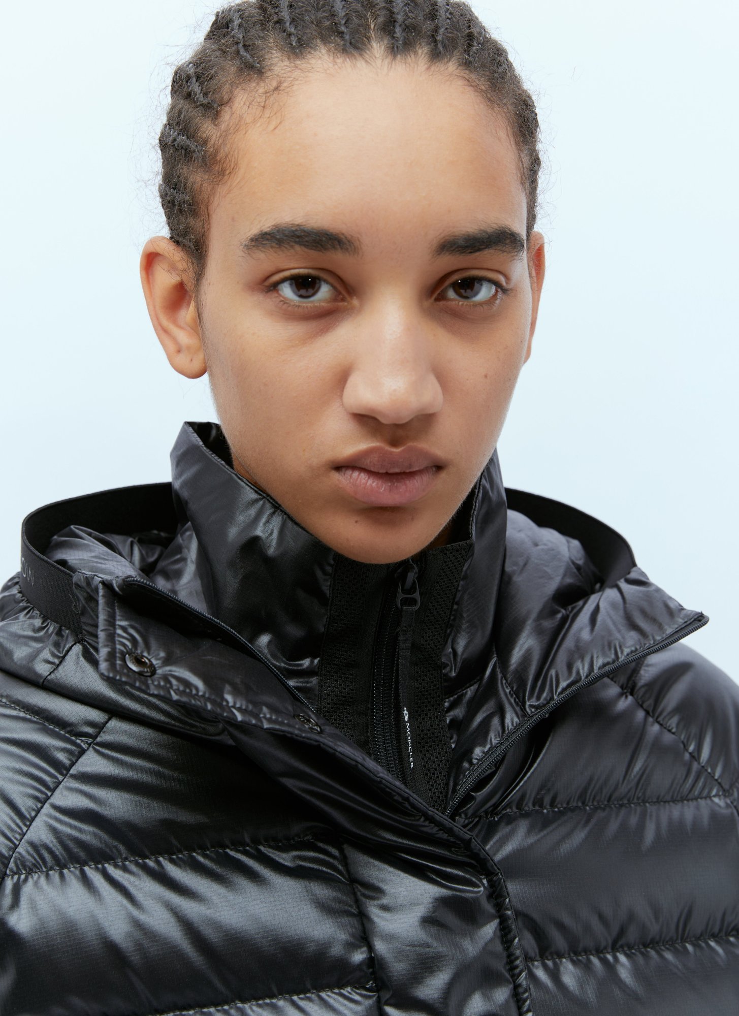 Shop Moncler Criseide Ripstop Quilted Jacket In Black