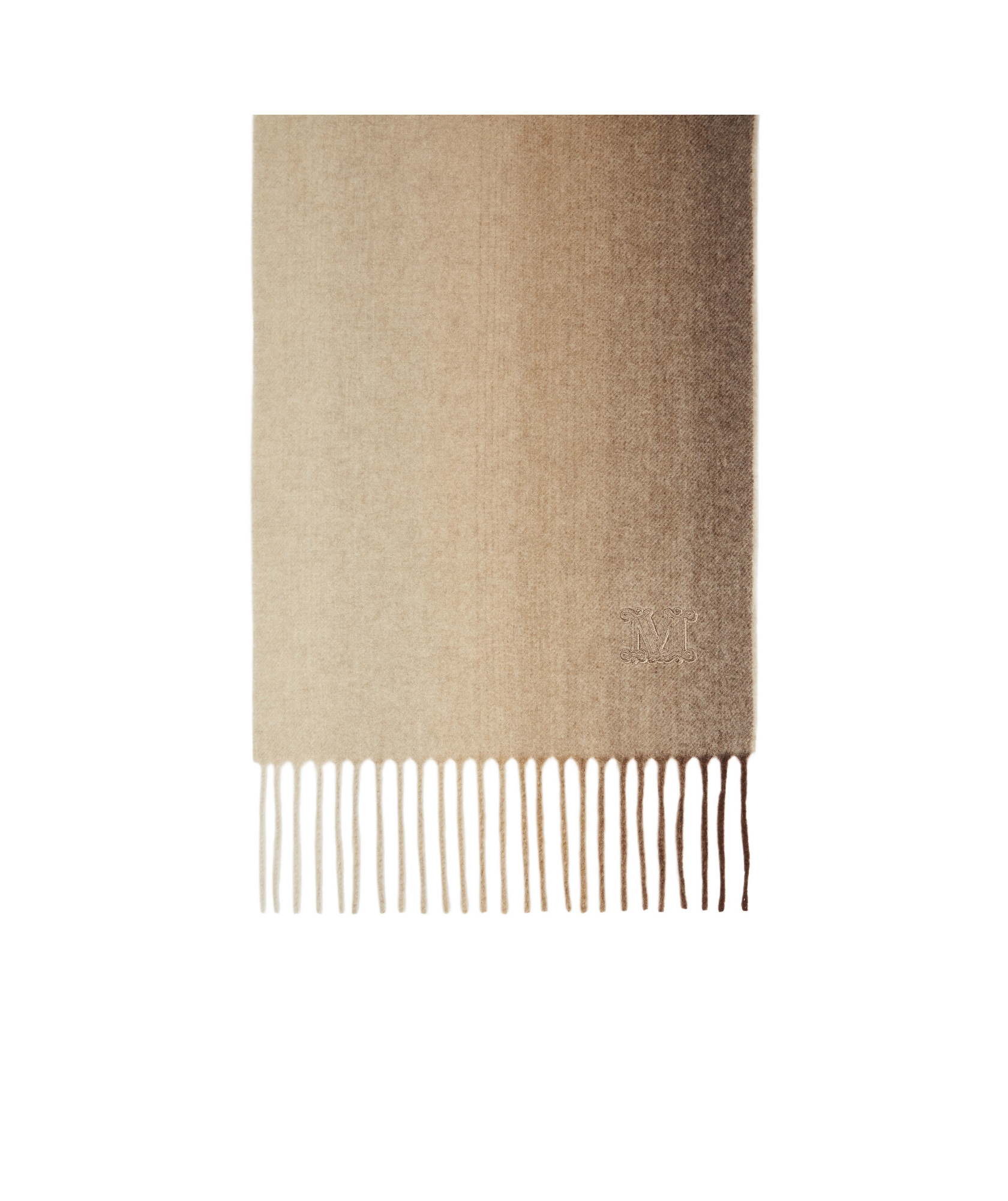 Max Mara Tassel Scarf In Nude