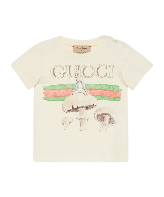 Gucci X Peter Rabbit Cotton T-shirt In White