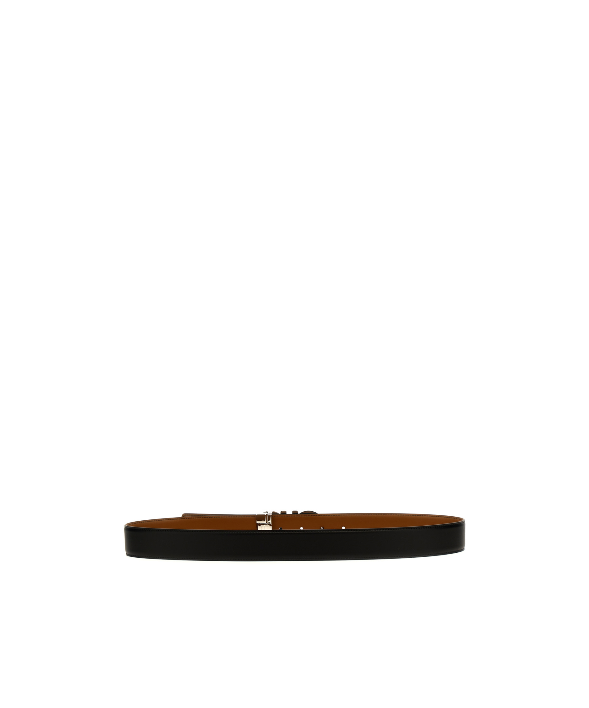Ferragamo Double-sided Belt In Black