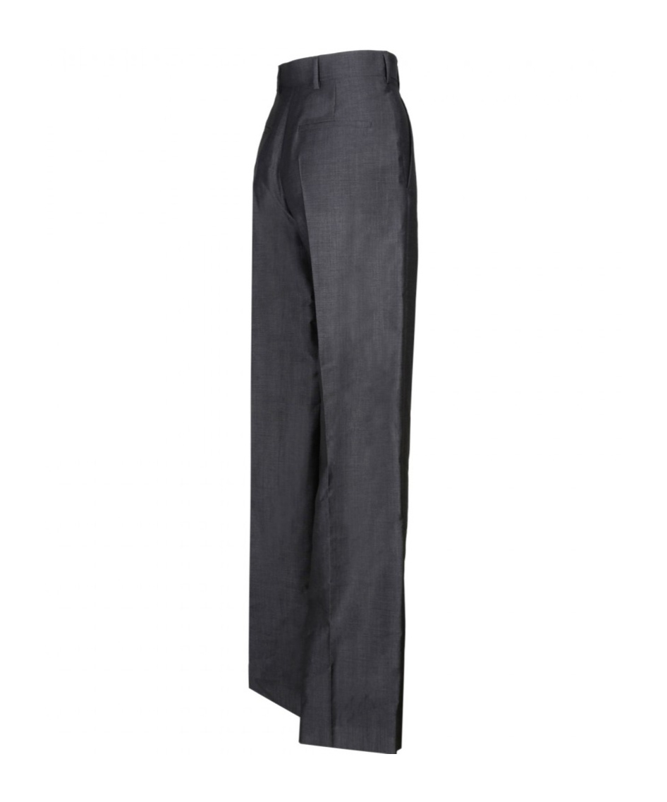 Valentino Crepe Couture Tailored Trousers In Black