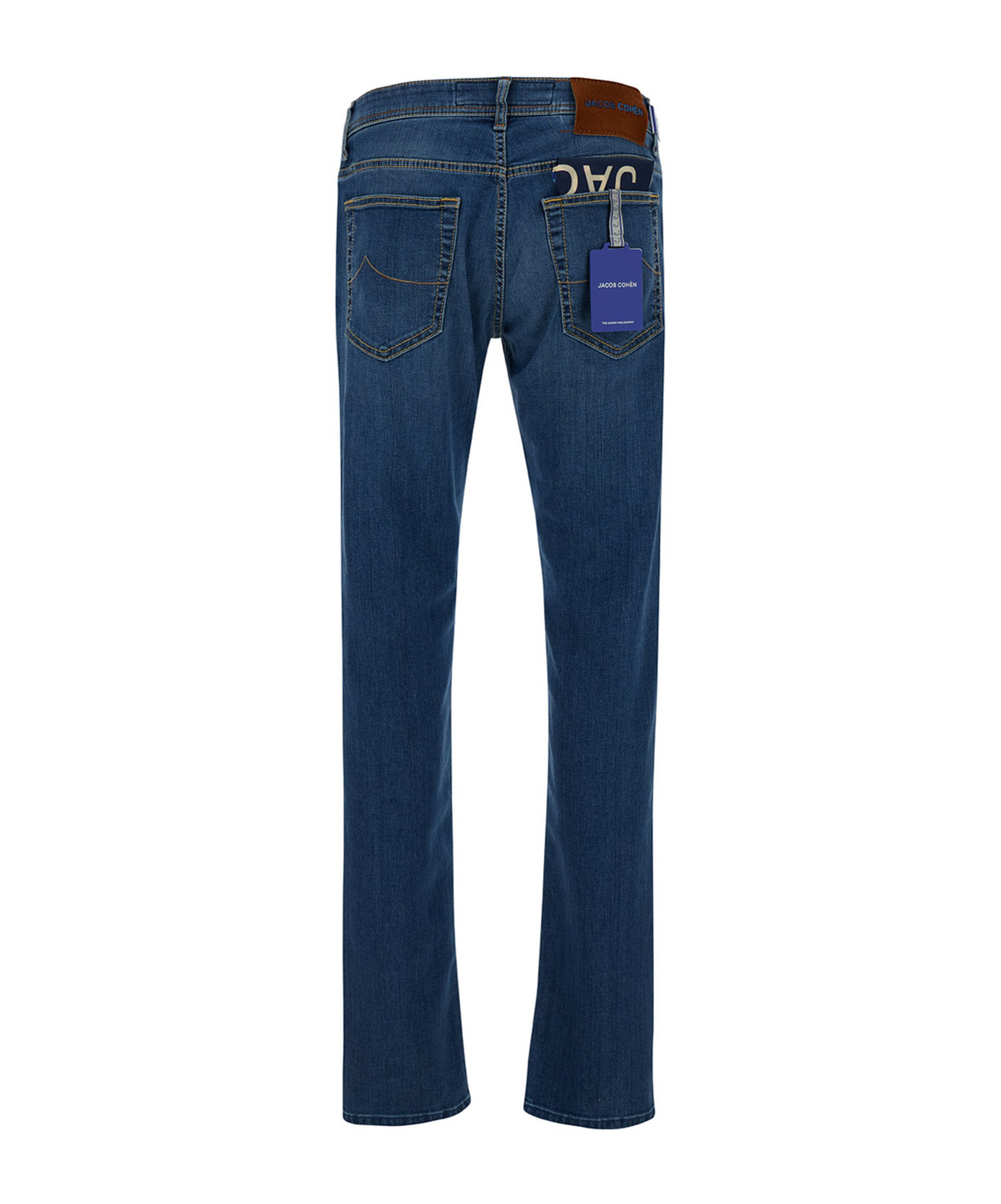 Shop Jacob Cohen Nick Low-rise Slim-fit Jeans In Blue