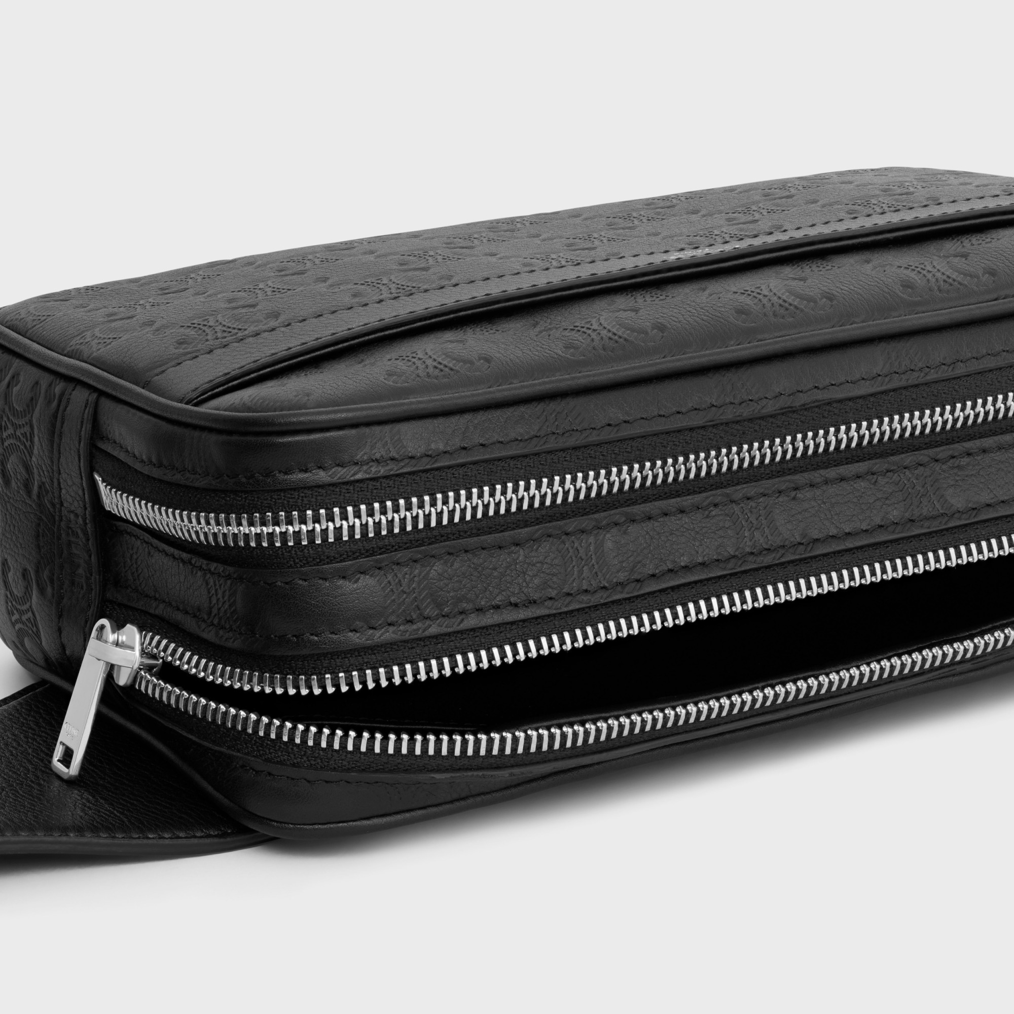CELINE BELT BAG IN CALFSKIN WITH TRIOMPHE EMBOSSED