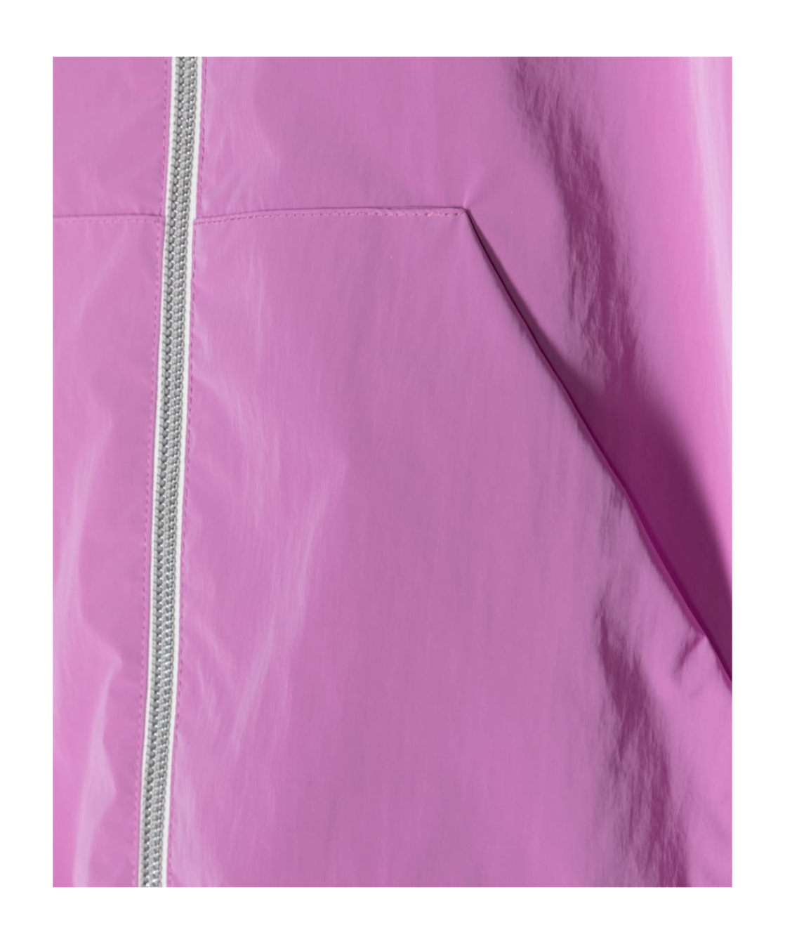 Herno Zip-up Hooded Bomber Jacket In Purple
