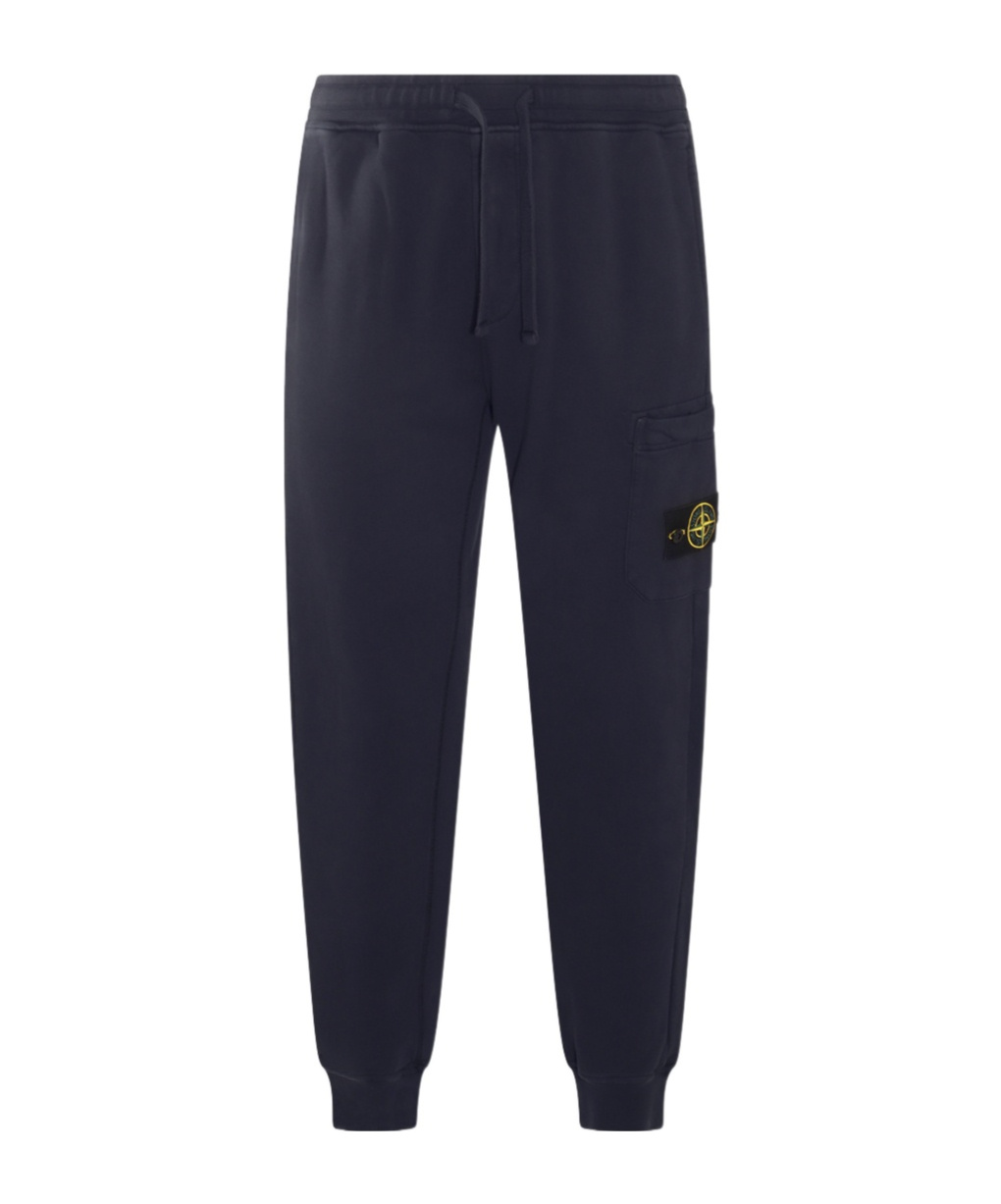 STONE ISLAND STONE ISLAND LOGO PATCH DRAWSTRING SWEATPANTS