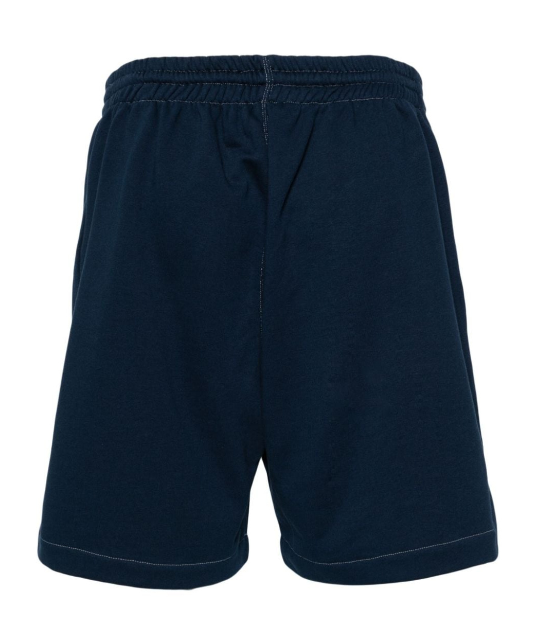 Msgm Logo-embroidered Track Shorts In Black