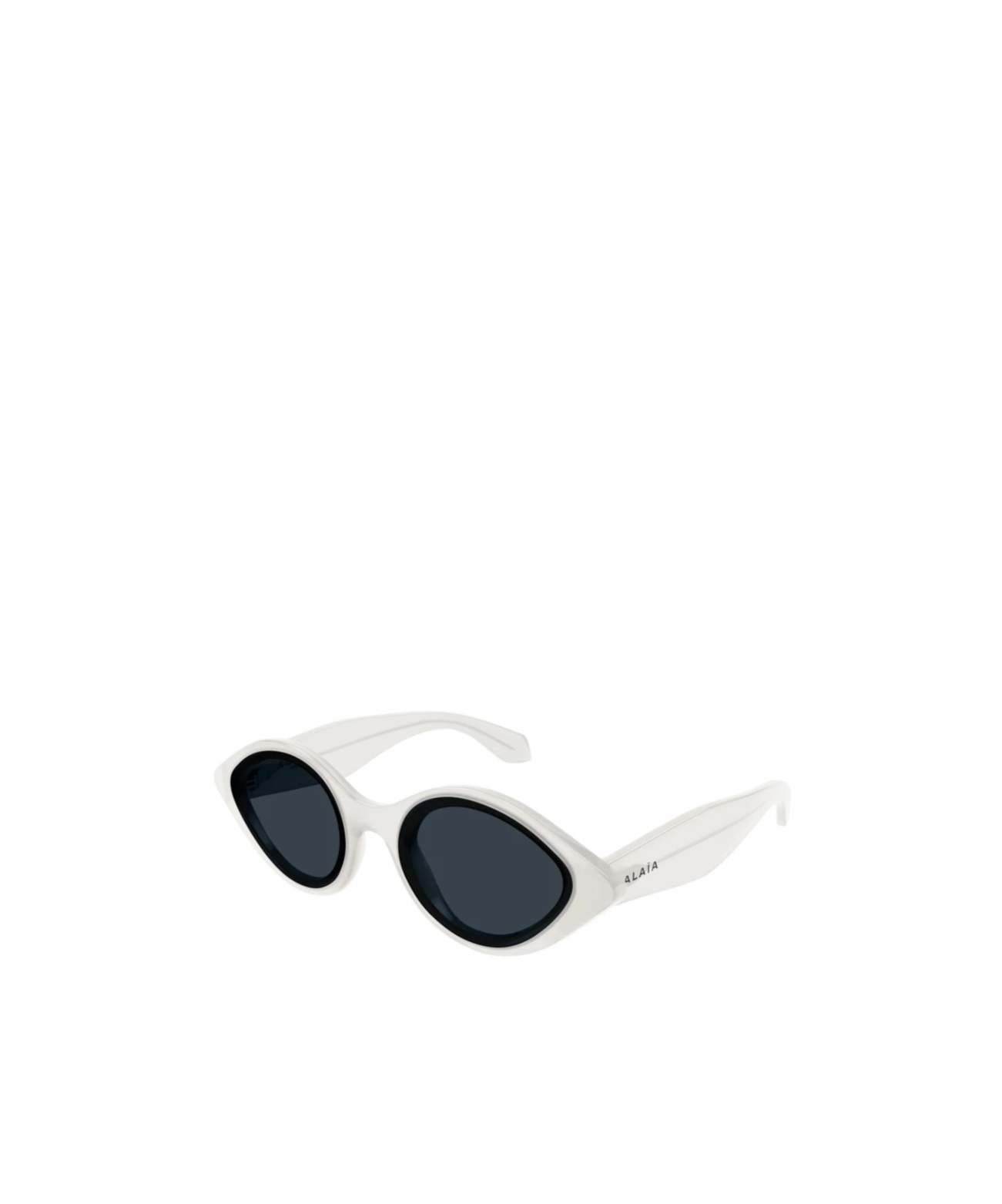 ALAÏA OVAL-FRAME TINTED SUNGLASSES