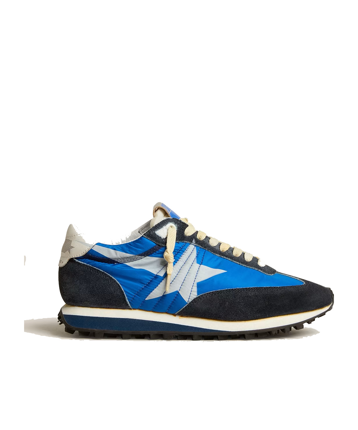 Golden Goose Deluxe Brand Running Marathon Nylon Upper Suede Sneakers In Multicolor