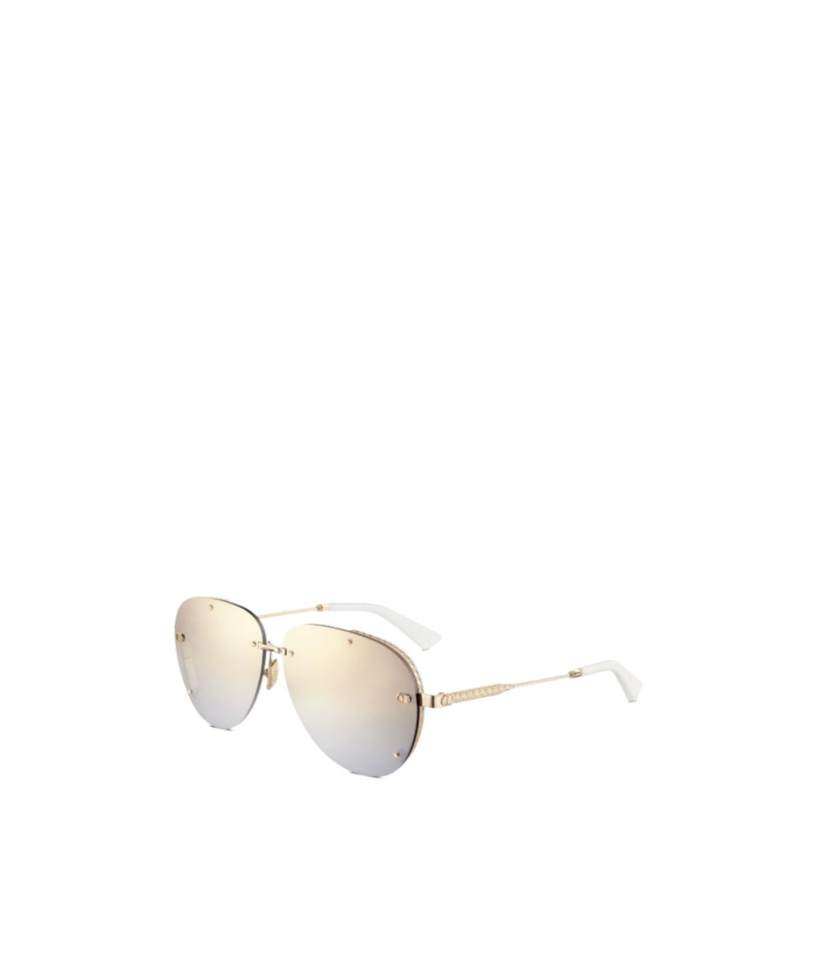 Dior Logo Details Sunglasses In Brown