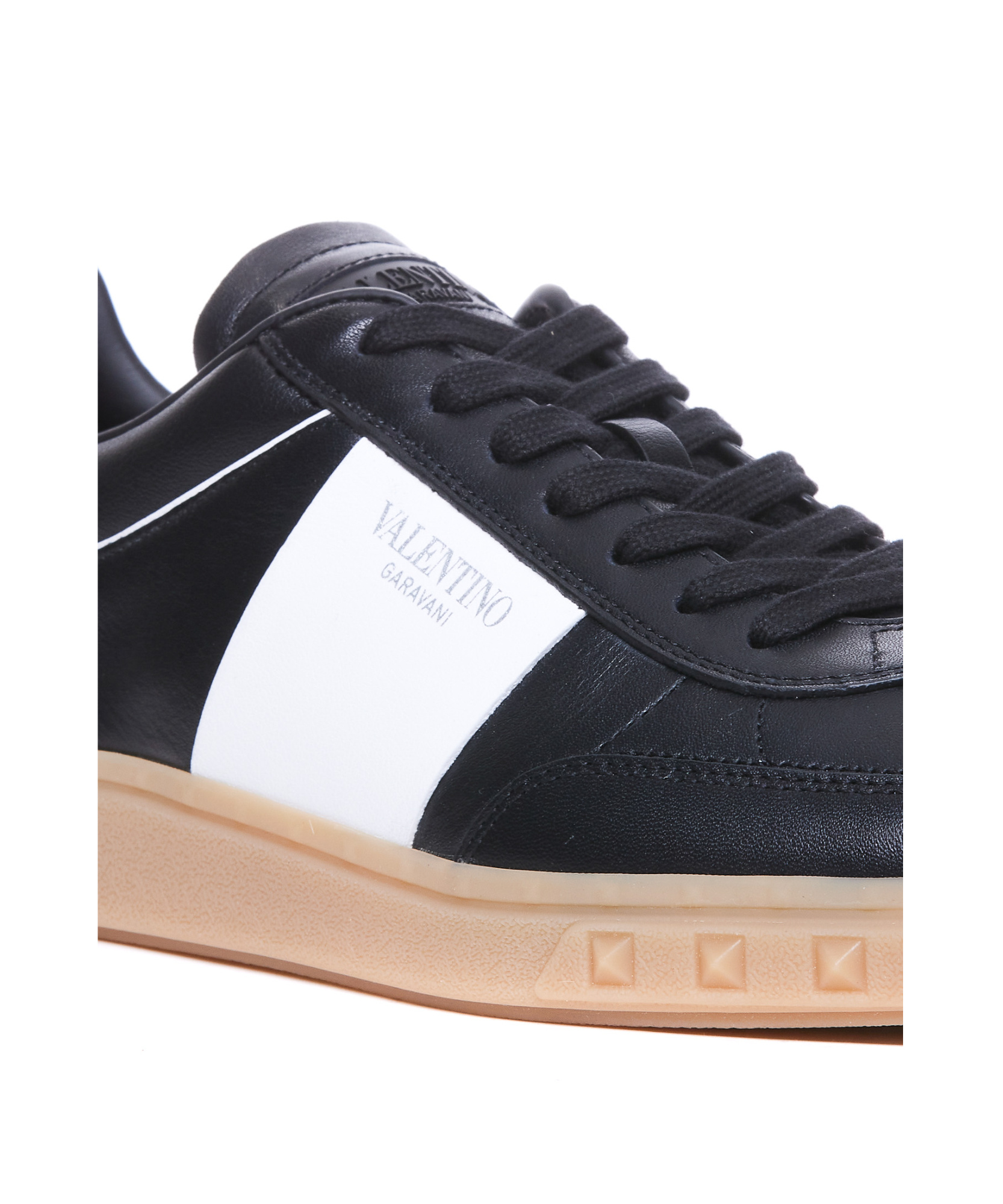 Valentino Low Top Upvillage Sneakers In Black