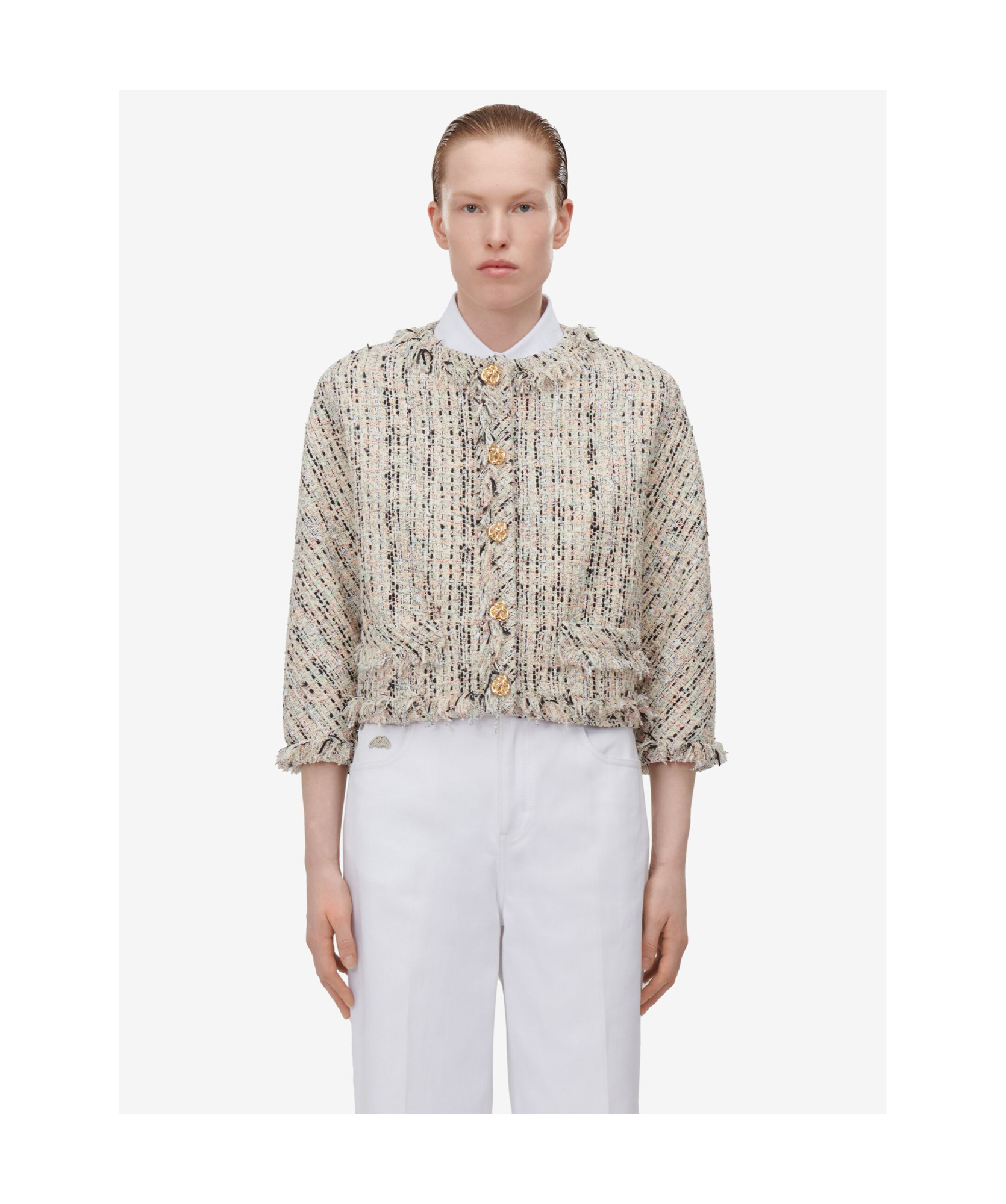 Alexander Mcqueen Jackets And Vests In White