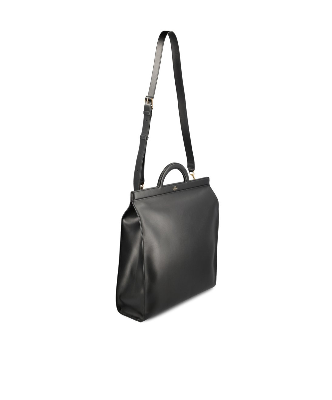 Valentino Logo-print Tote Bag In Black