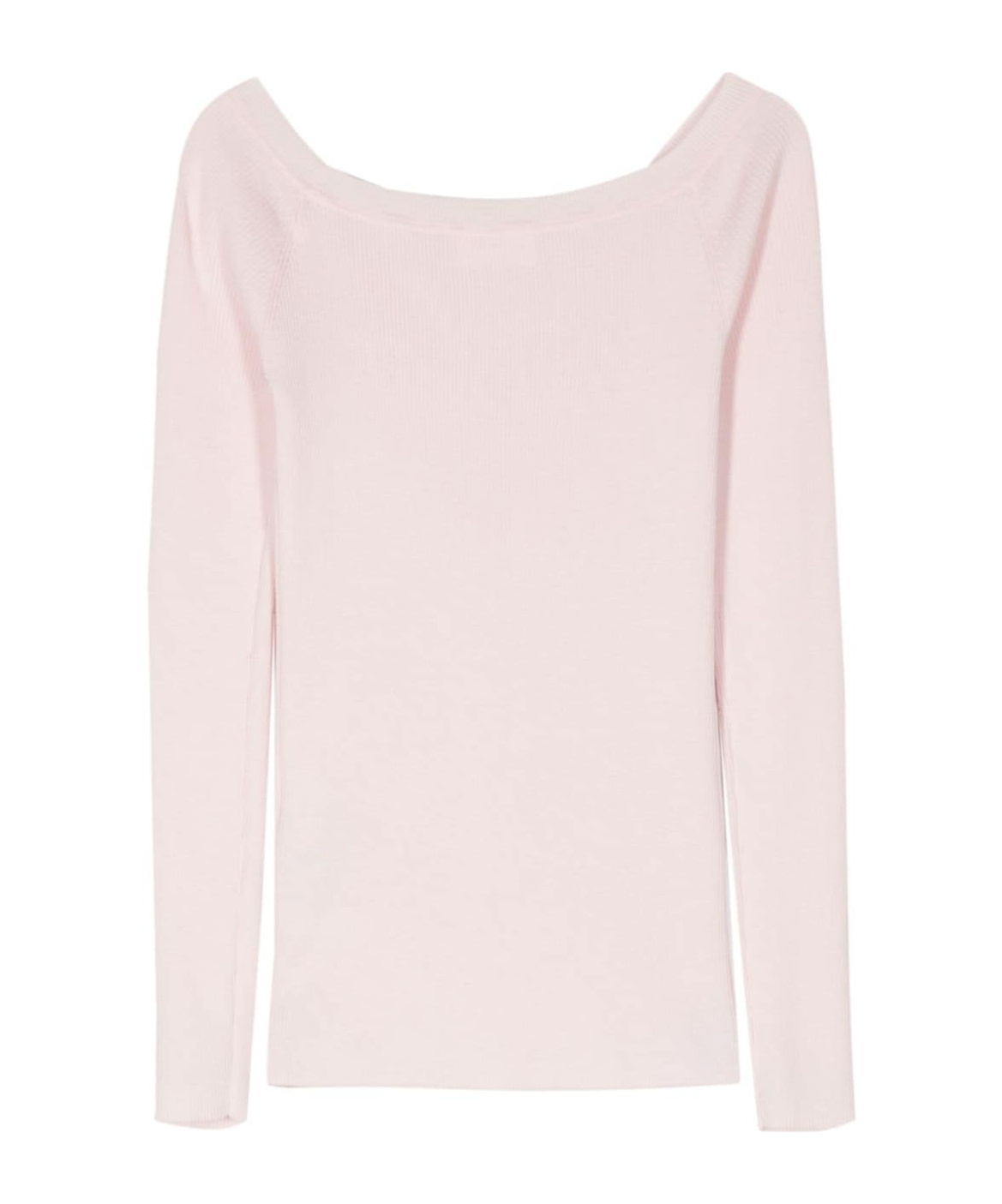 P.a.r.o.s.h Ribbed Cotton Blend Jumper In Pink