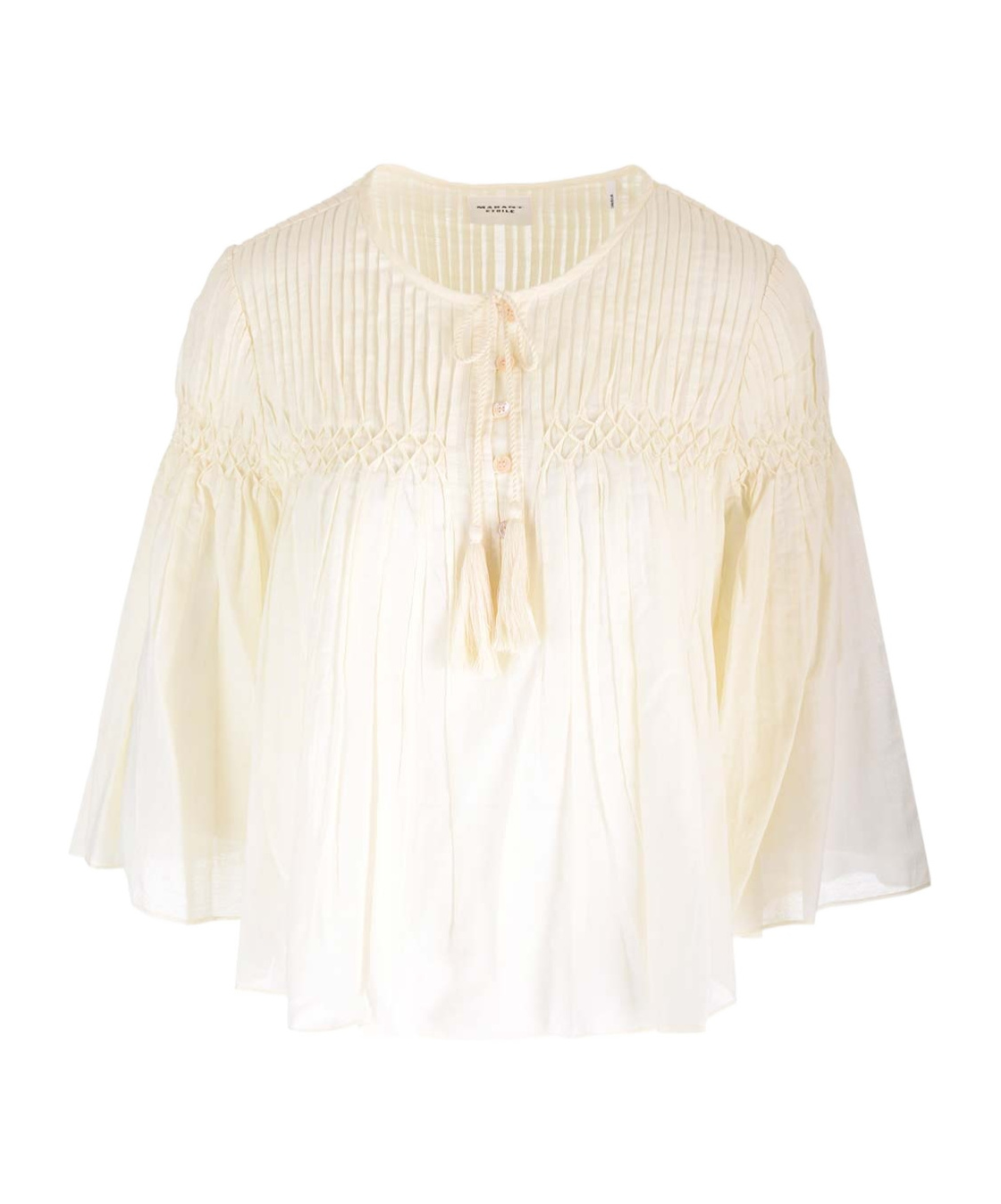Isabel Marant Étoile Axeliana Blouse In Ecru In White