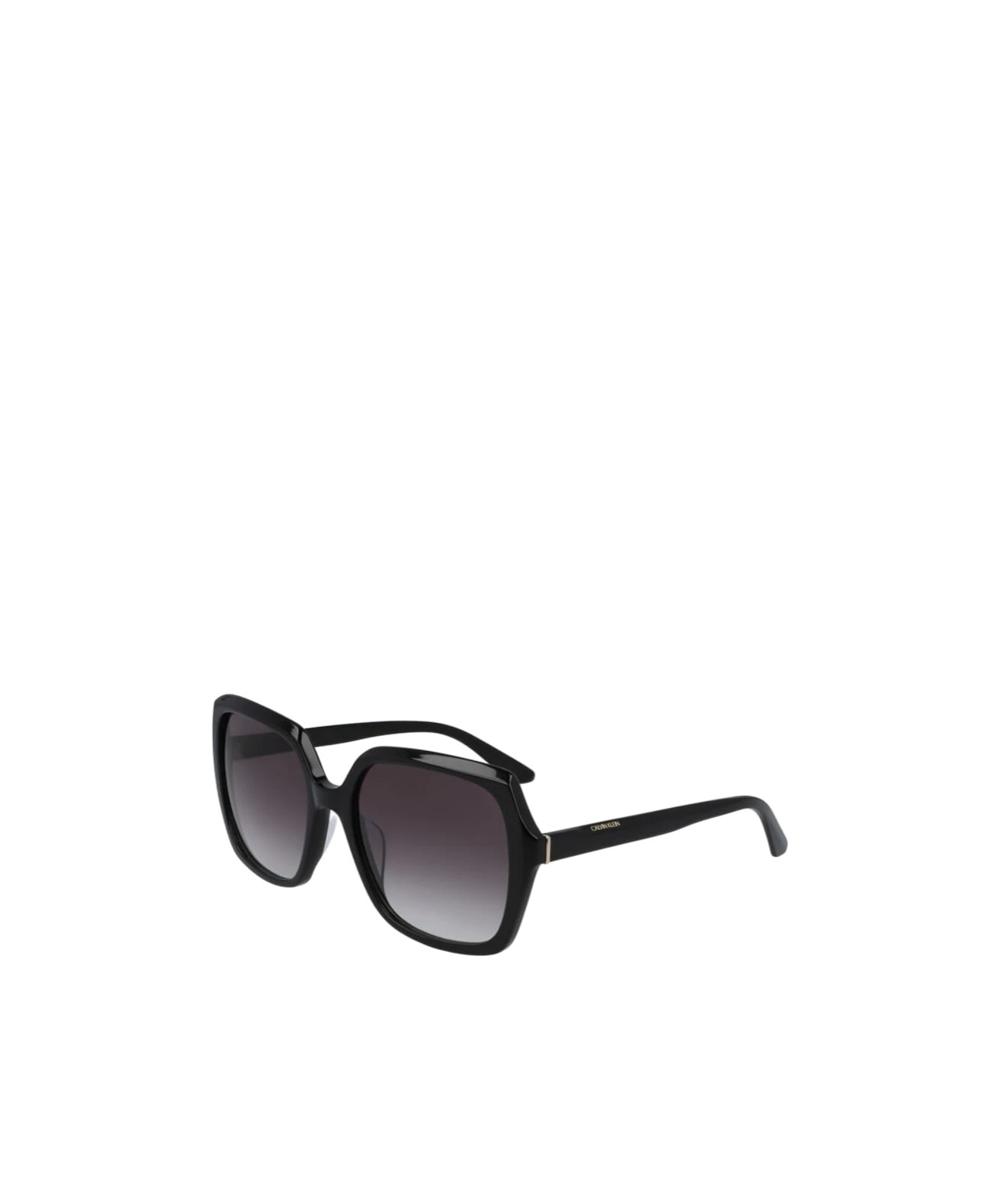 Calvin Klein Black Acetate Sunglasses In Black