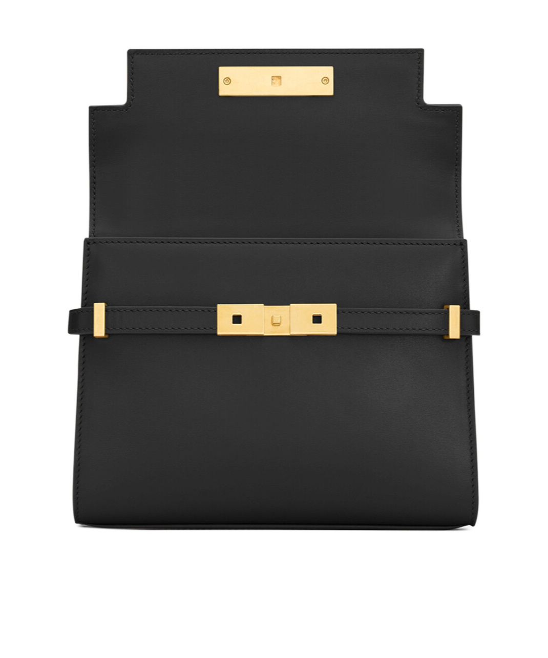 Saint Laurent Baby Manhattan Crossbody Bag In Black