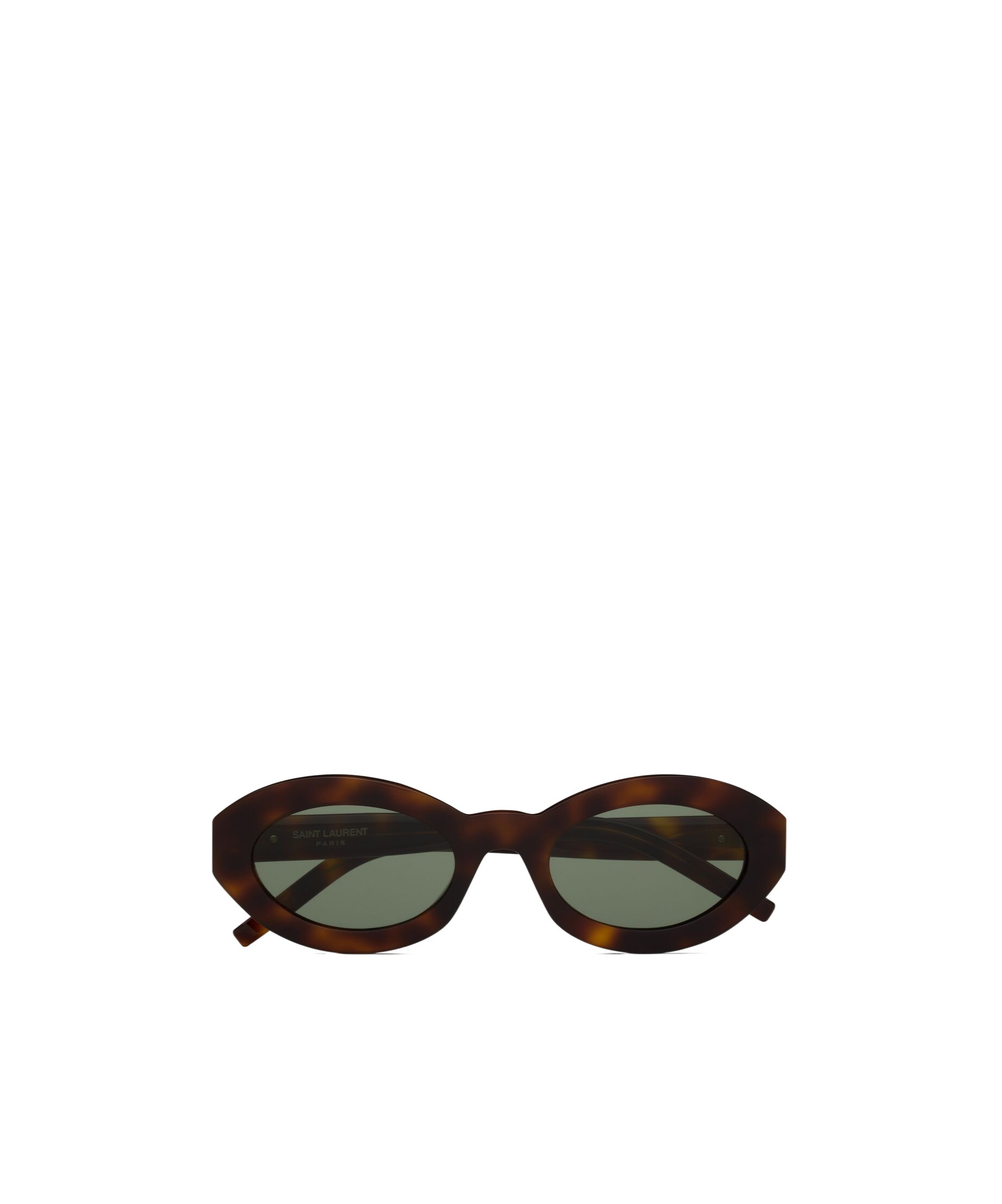 Saint Laurent Eyewear Sl M136 Oval Frame Sunglasses In Black
