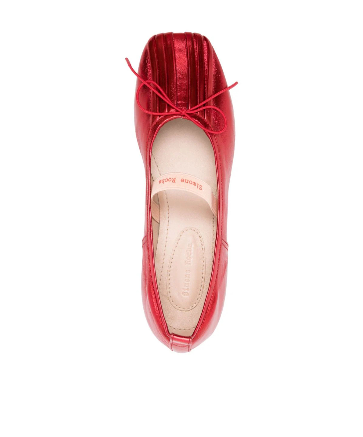 SIMONE ROCHA PLEATED BALLET SHOES 