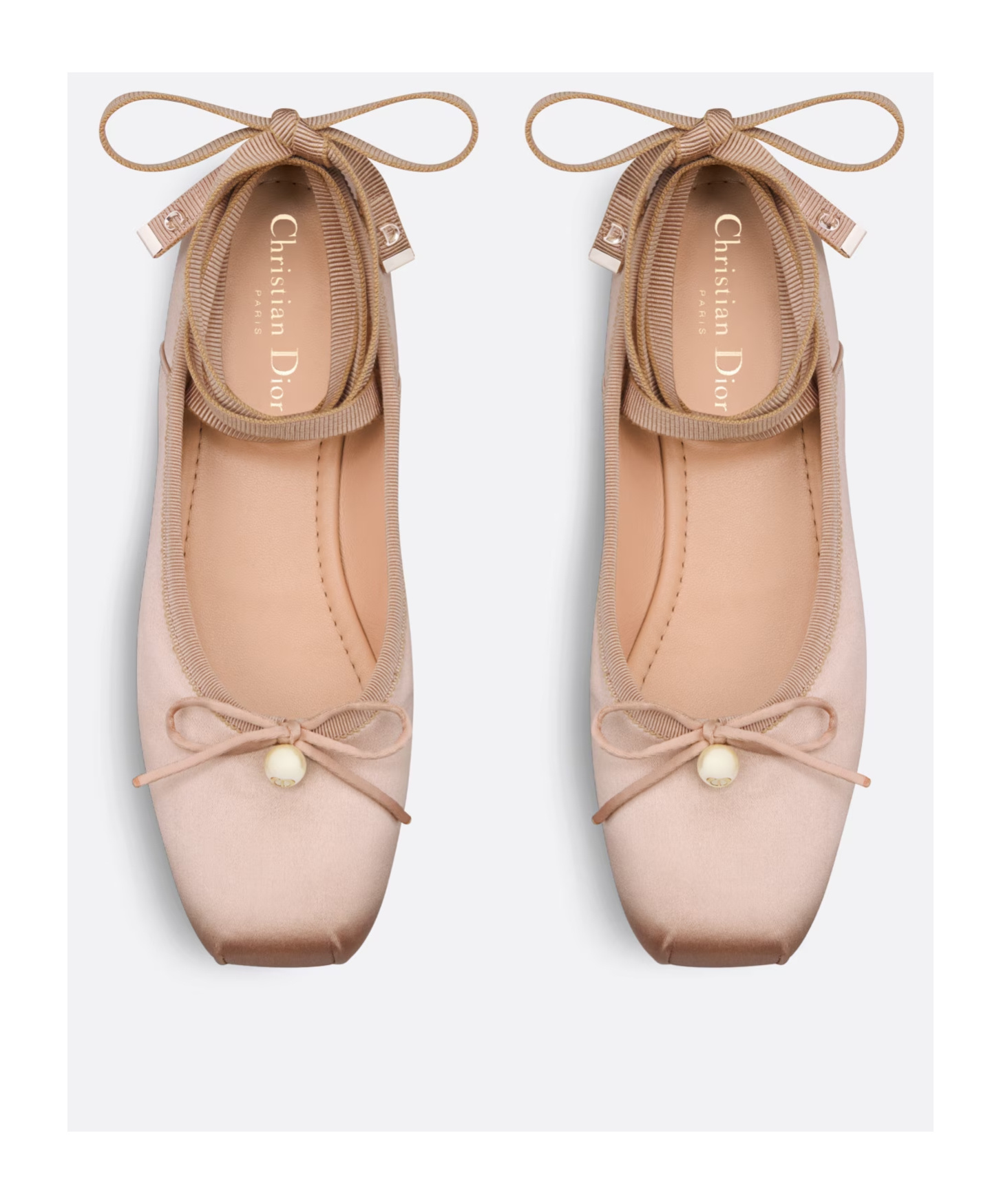 Dior D-joy Ballet Shoes In Pink