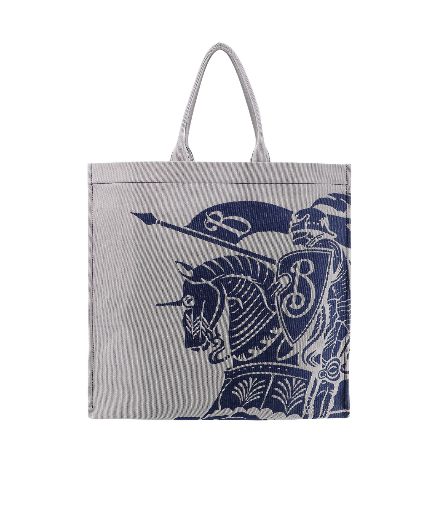 BURBERRY EXTRA LARGE EKD CANVAS TOTE BAG