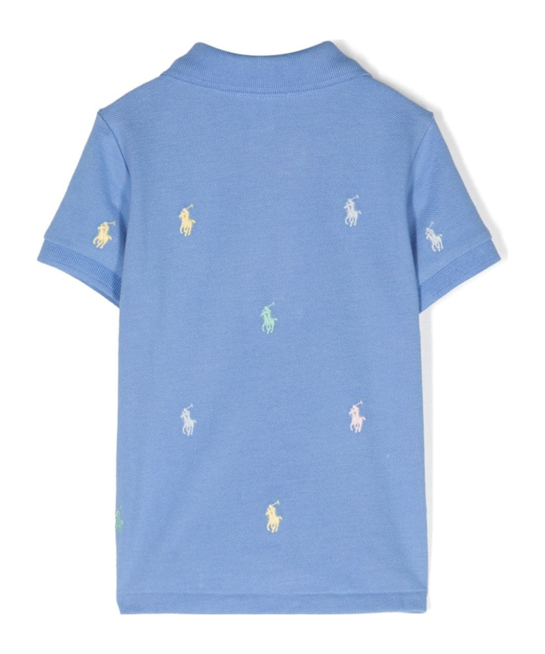 Polo Ralph Lauren Polo Pony-embroidered Polo Shirt In Blue