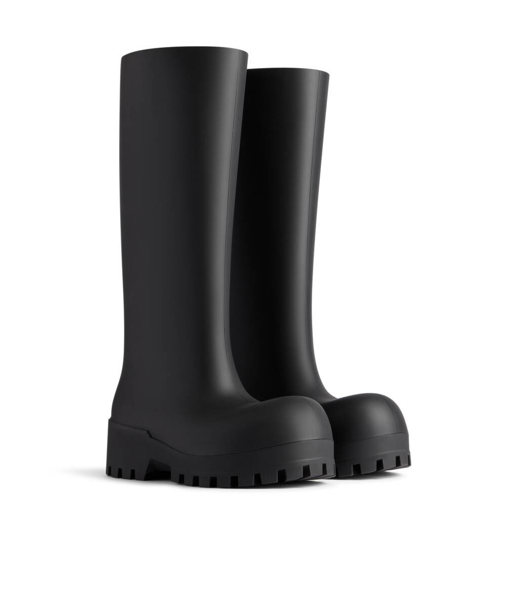 Balenciaga Bulldozer Tpu Rain Boots In Black