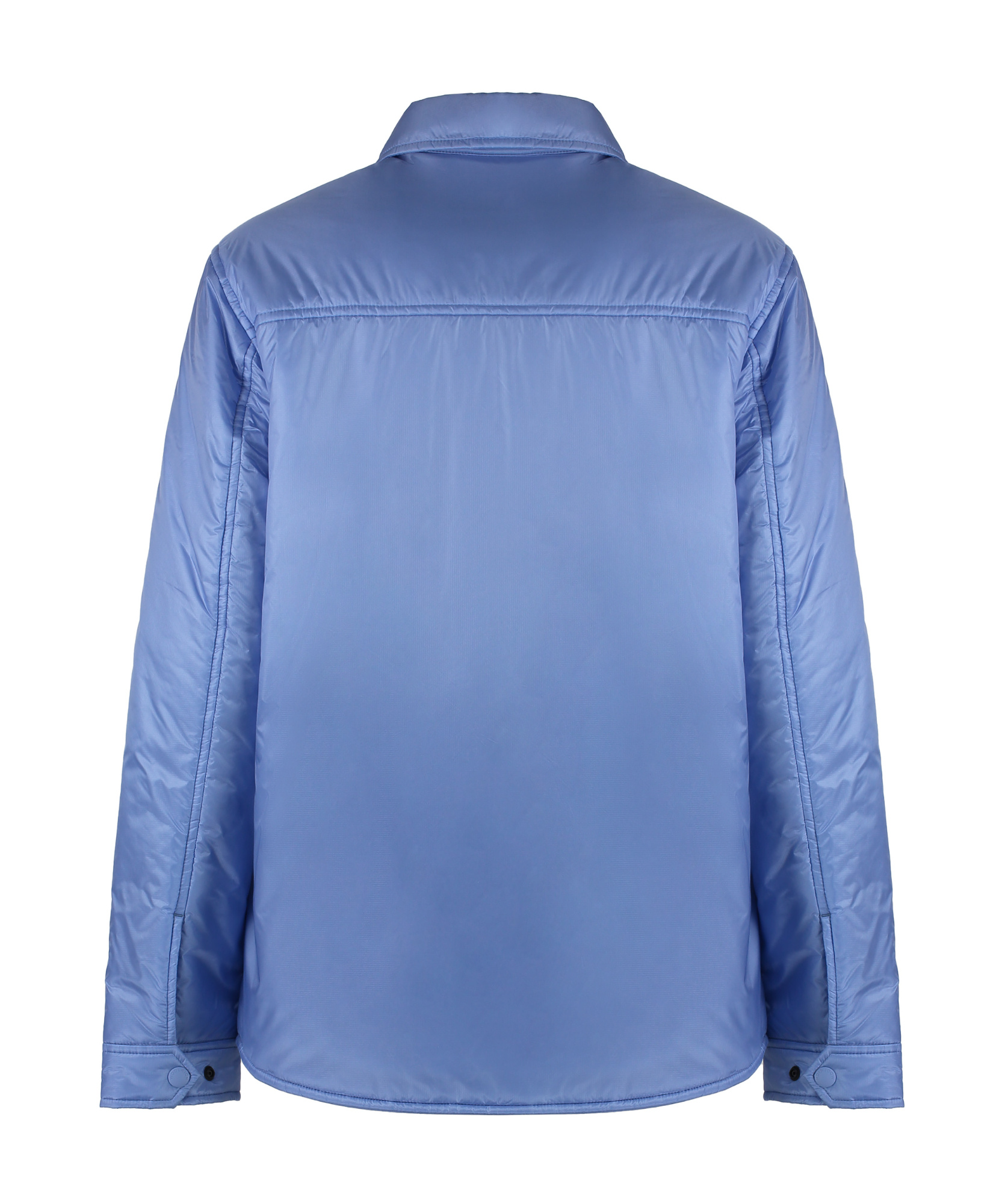 Woolrich Nylon Overshirt In Blue