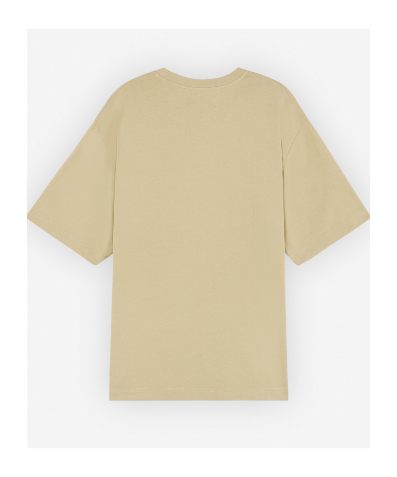 Maison Kitsuné Bold Fox Head Ivory T-shirt In Nude