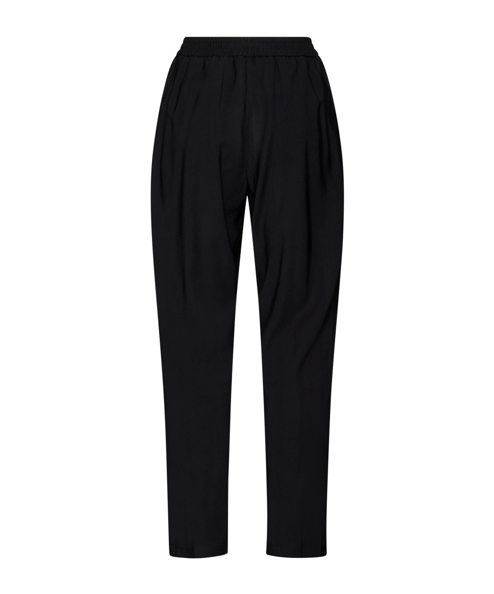 Kaos Elastic Waist Casual Pants In Black