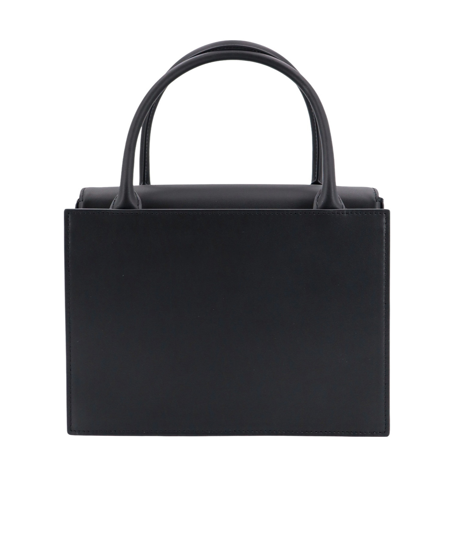 Dolce & Gabbana Logo-plaque Leather Tote Bag In Green