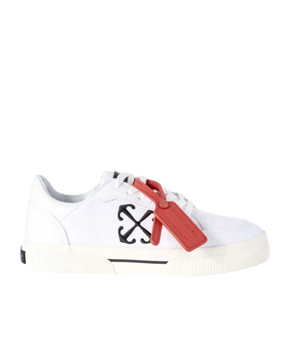 Off-white Low Canvas Vulcanized Sneakers In White