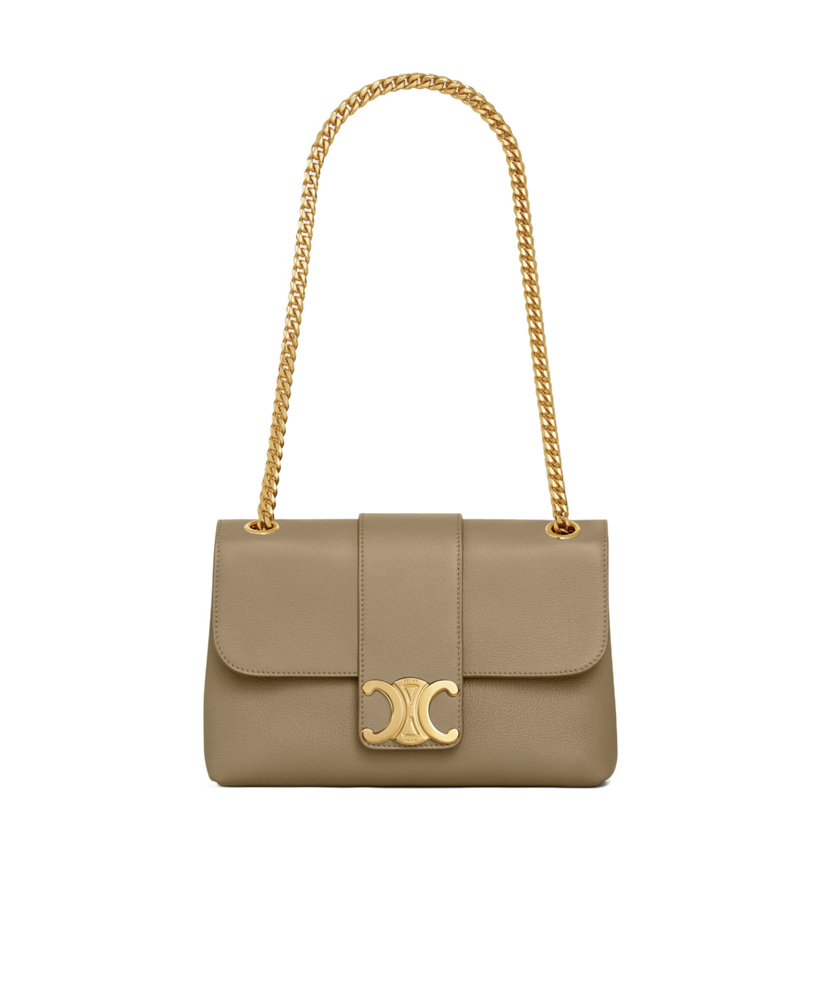 Celine Victoire Medium Crossbody Bag In Brown